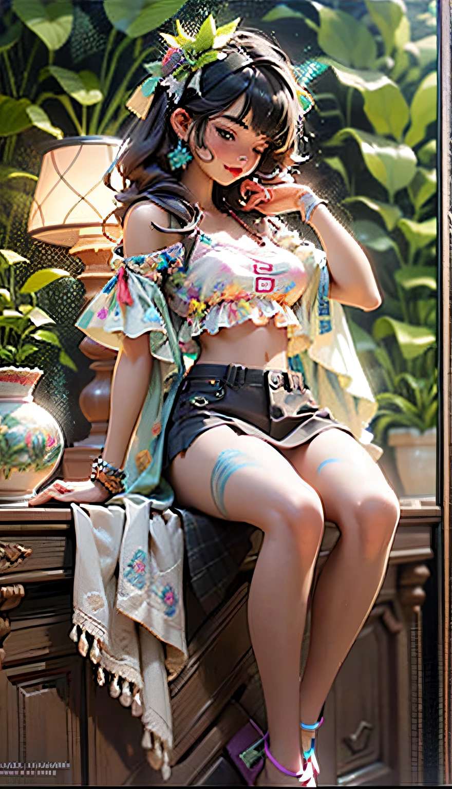 exy girl with forest clothes, flowers, leaves, mandalas, fractal,, Sleeping Beauty, by Bella🦋 full body, beautiful girl sleeping, room with mirror, girl sleeping on bed and sheets, old clock and lamp on table, full body, black hair, Transparent clothing,open legs, view of pubic hair, 1 segirl in transparent forest clothes,exposed breasn transparent t-shirt,mandala and flower tattoos, La mejor calidad, Obra maestra, llustration, muy delicado y hermoso, muy detallado, CG, Unidad, Fondo de pantalla de 8k, ridiculous, huge filesize, lente muy ancha, Luz suave,Sleeping Beauty, by Bella🦋 full body, beautiful girl sleeping, full body, black hair, Transparent clothing, slight smile,, open legs, view of pubic hair, 1 sexy girl inansparent forest clothes,exposed breasts, open tent t-shirt,mandala and flower tattoos, La mejor calidad,sexy pose, provocativese, full body,Reloj antiguo flotante, Antique lamp, salpicar,pose seductora, Pubic Hair Visible, senos visibles,art by Sakimichan,seductive pose, visible pubic hair, breasts visible,full body hair, Transparent clothing, slight smile,Jean-Baptiste Monge style, bright, beautiful ,ash, Glittering , cute and adorable, filigree, , rim lighting, lights, extremely , magic, surreal, fantasy, digital art, , wlop, artgerm and james jean,