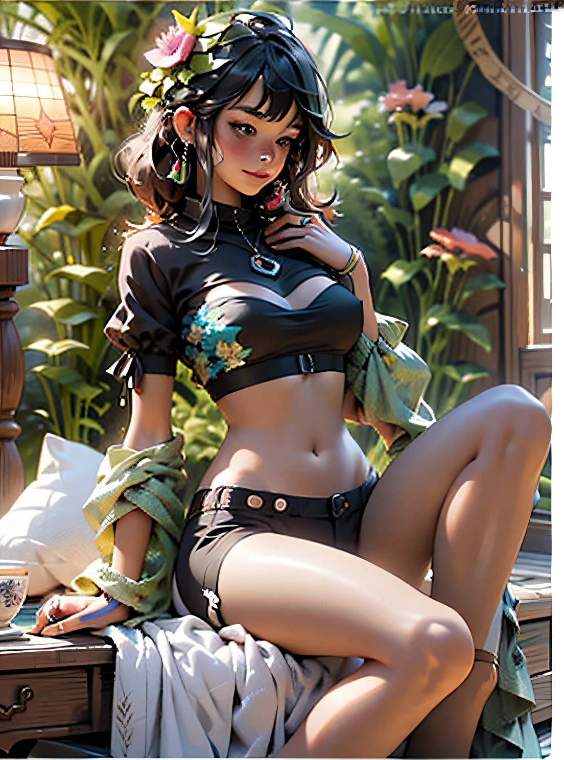 1sexy girl with forest clothes, flowers, leaves, mandalas, fractal,, Sleeping Beauty, by Bella🦋 full body, beautiful girl sleeping, room with mirror, girl sleeping on bed and sheets, old clock and lamp on table, full body, black hair, Transparent clothing,open legs, view of pubic hair, 1 sexy girl in transparent forest clothes,exposed breasts, open transparent t-shirt,mandala and flower tattoos, La mejor calidad, Obra maestra, llustration, muy delicado y hermoso, muy detallado, CG, Unidad, Fondo de pantalla de 8k, ridiculous, huge filesize, lente muy ancha, Luz suave,Sleeping Beauty, by Bella🦋 full body, beautiful girl sleeping, full body, black hair, Transparent clothing, slight smile,, open legs, view of pubic hair, 1 sexy girl in transparent forest clothes,exposed breasts, open transparent t-shirt,mandala and flower tattoos, La mejor calidad,sexy pose, provocative pose, full body,Reloj antiguo flotante, Antique lamp, salpicar,pose seductora, Pubic Hair Visible, senos visibles,art by Sakimichan,seductive pose, visible pubic hair, breasts visible,full body, black hair, Transparent clothing, slight smile,Jean-Baptiste Monge style, bright, beautiful , splash, Glittering , cute and adorable, filigree, , rim lighting, lights, extremely , magic, surreal, fantasy, digital art, , wlop, artgerm and james jean,