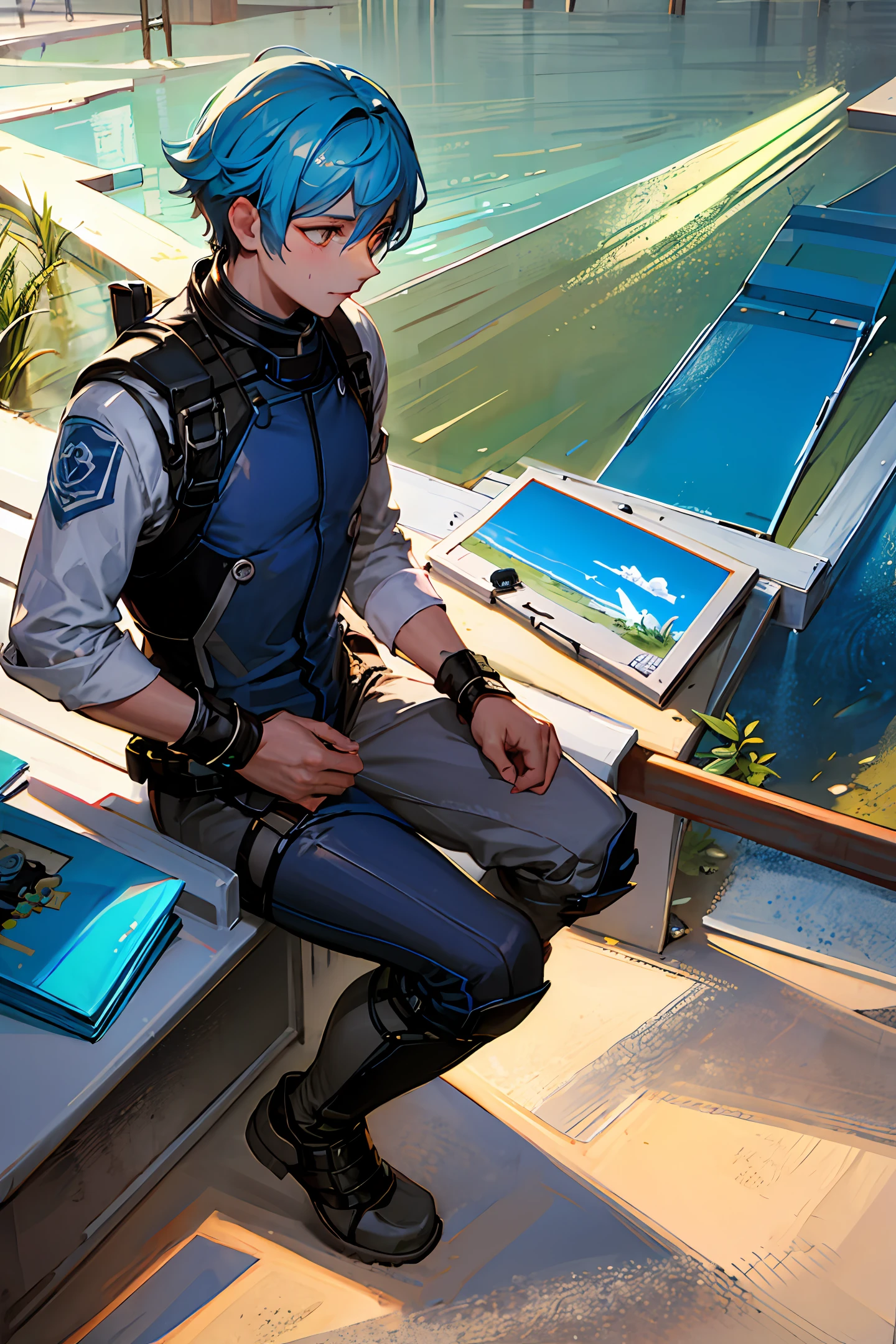 1man negro , hacker, capuz, sunglasses , holding a worm pill and a blue one, Movie scenery, luz neon extremidades, noite, chuva, volumeric lighting, melhor qualidade, obra-prima, realista