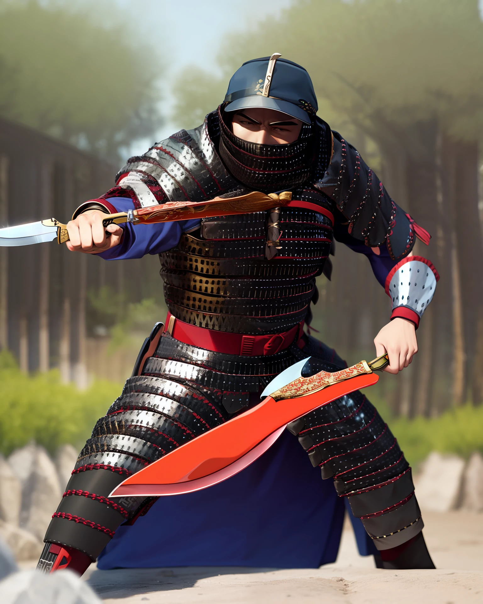 Wusong Water Margin Muscle Double Knife Battlefield