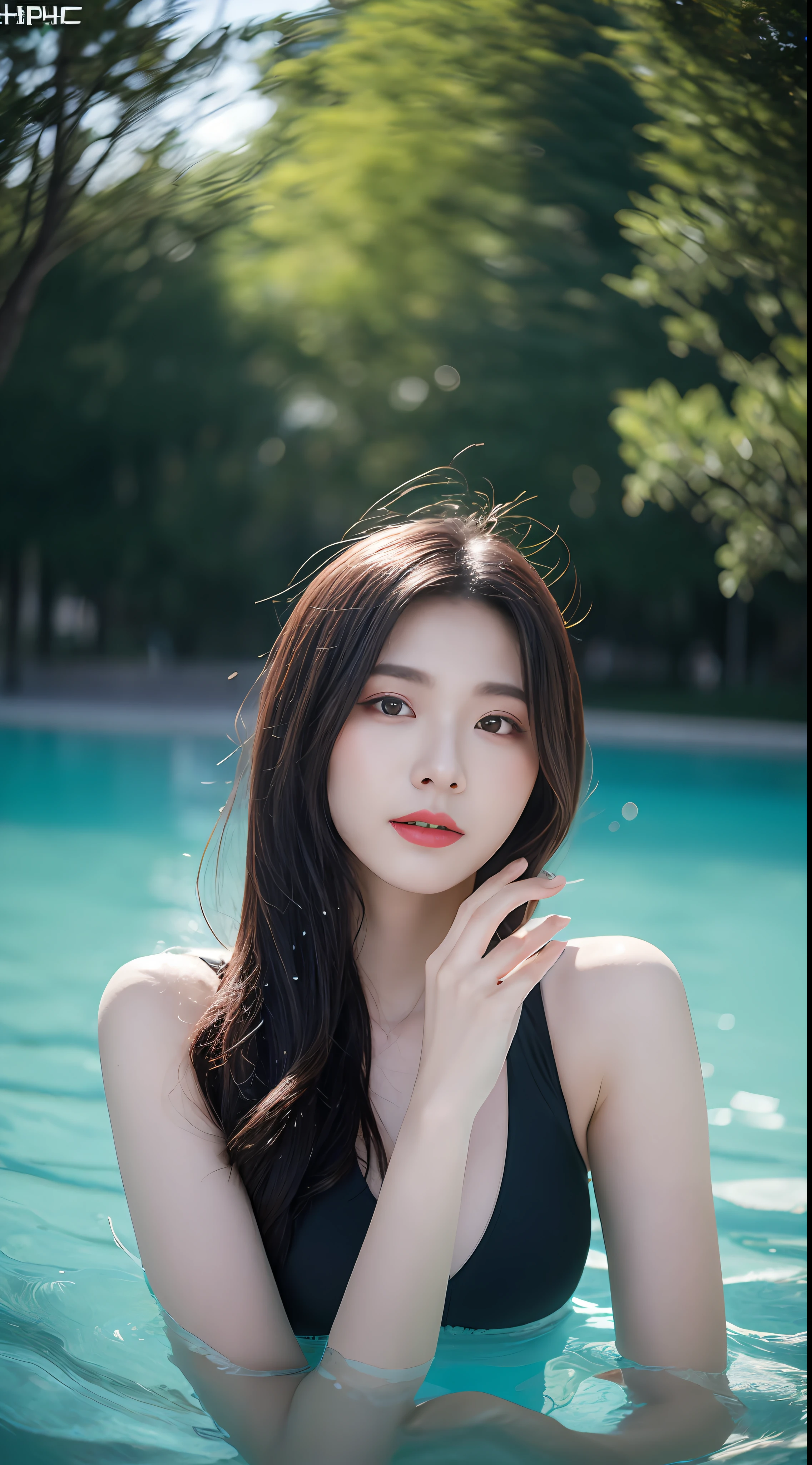 8K, Ultra-realistic photos stunning anthropomorphic female dragon beautiful and gorgeous, wearing a swimming wear, Located by the lake, White hair, Wavy hair, Ultra-radiant skin, Wet_skin, The stunning composition evokes a sense of admiration, Ultra-realistic and ultra-detailed, Excessive emotionality, Epic cinematic lighting, 32K Ultra HD resolution, Shot on the Hasselblad H6D 400c multi-shot, Midacom Speedmaster 35mm f 1. 2 XCD --Style Expressiveness --ar 1:2 --upanime --niji 5 --q 3