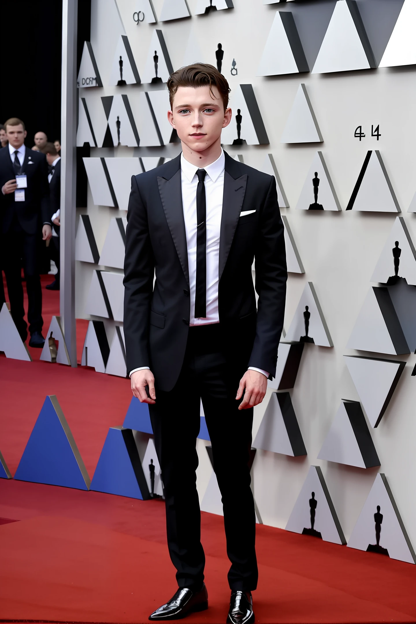 Tom Holland, suit on the red carpet