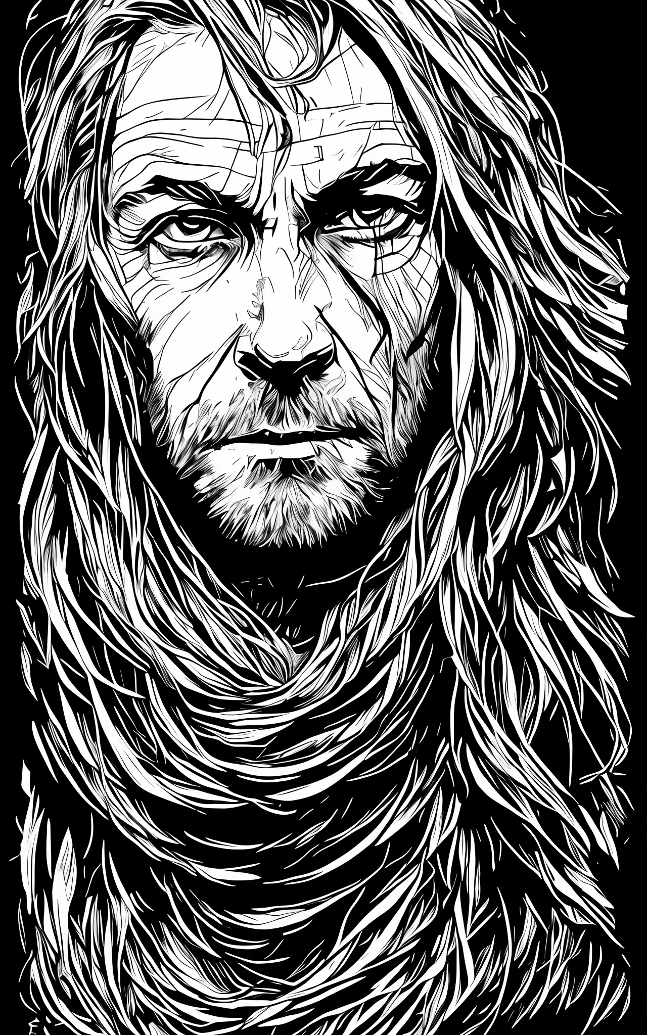 nvinkpunk, (((European middle-aged man))), masterpiece, best quality, ((detailed face)), ((award winning)), (High Detail), Sharp, 8k, trending on artstation, intricate