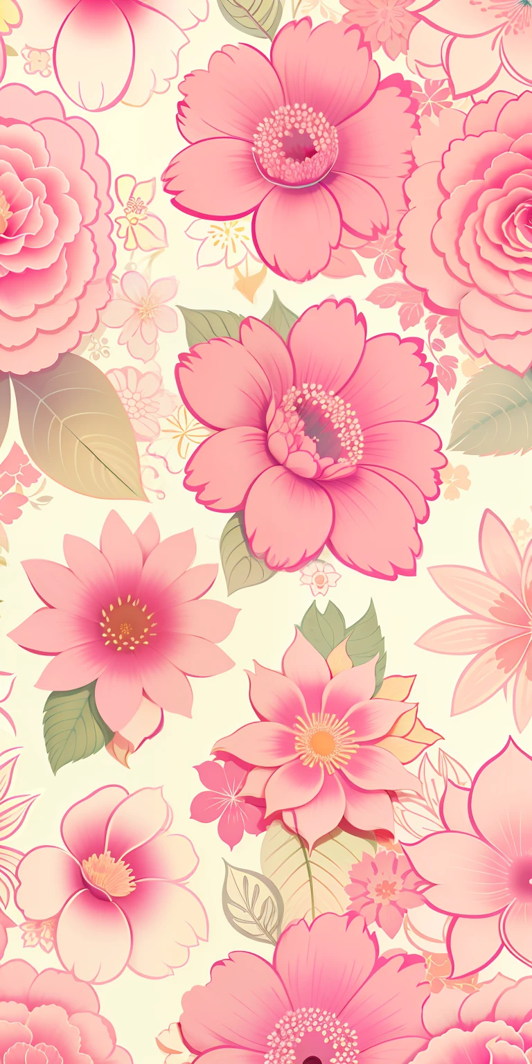 Pattern of flowers and leaves on white background, floral patterns, flowery wallpaper, Flower background, flower, flower bloom, patchy flowers, floral wallpaper, opulent, floral patterned skin, flowers and blossoms, beautiful flowers, Floral!, floral motives, pastel flowery background, florest background, floral explosion, Pink flowers, ornate floral, Garden floral pattern