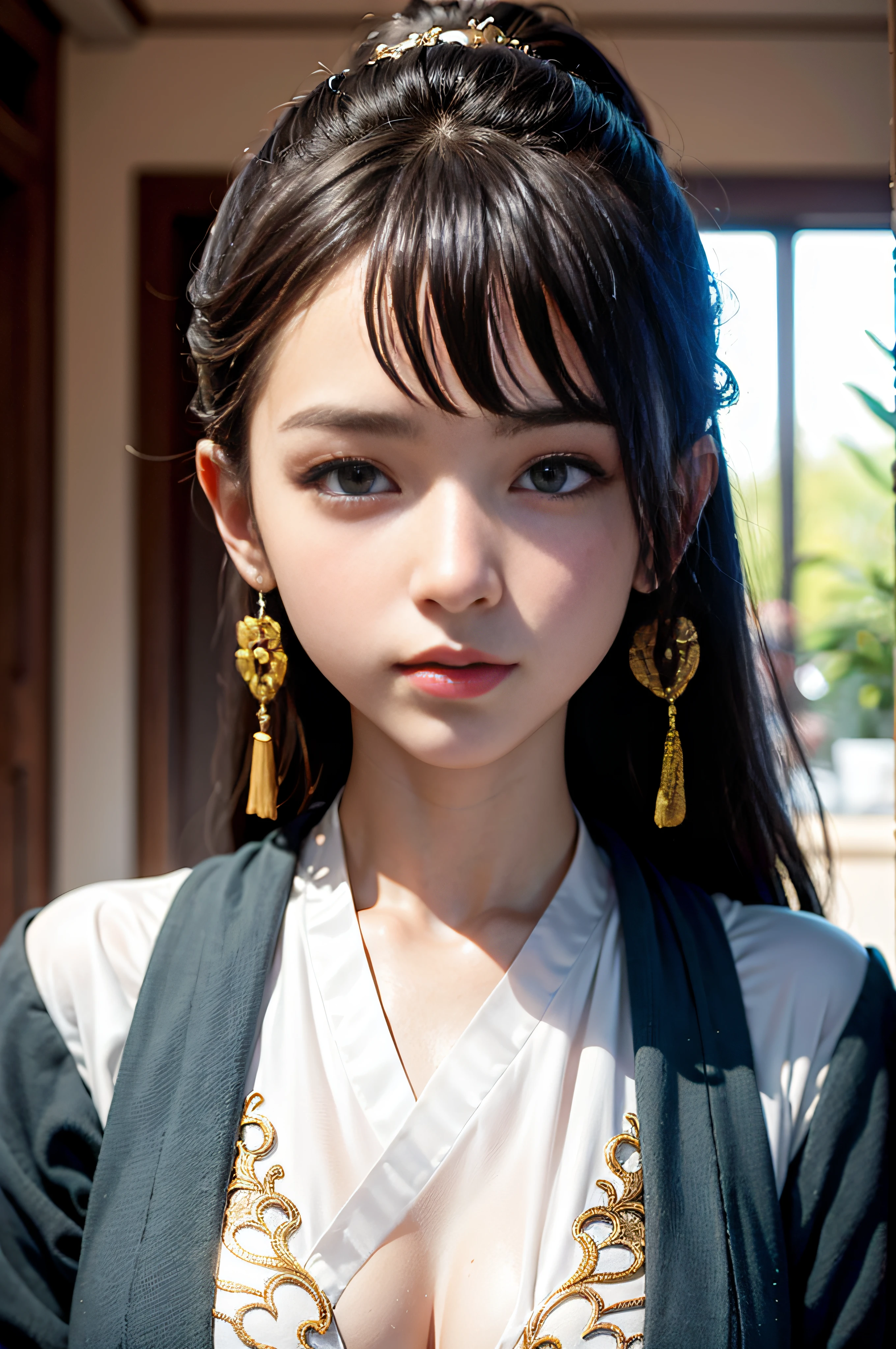 best quality ,masterpiece, illustration, an extremely delicate and beautiful, extremely detailed ,CG ,unity ,8k wallpaper, Amazing, finely detail, masterpiece,best quality,official art,extremely detailed CG unity 8k wallpaper,absurdres, incredibly absurdres, huge filesize , ultra-detailed, highres, extremely detailed,beautiful detailed girl, extremely detailed eyes and face, beautiful detailed eyes,light on face,(Hanfu:1.1),1girl
