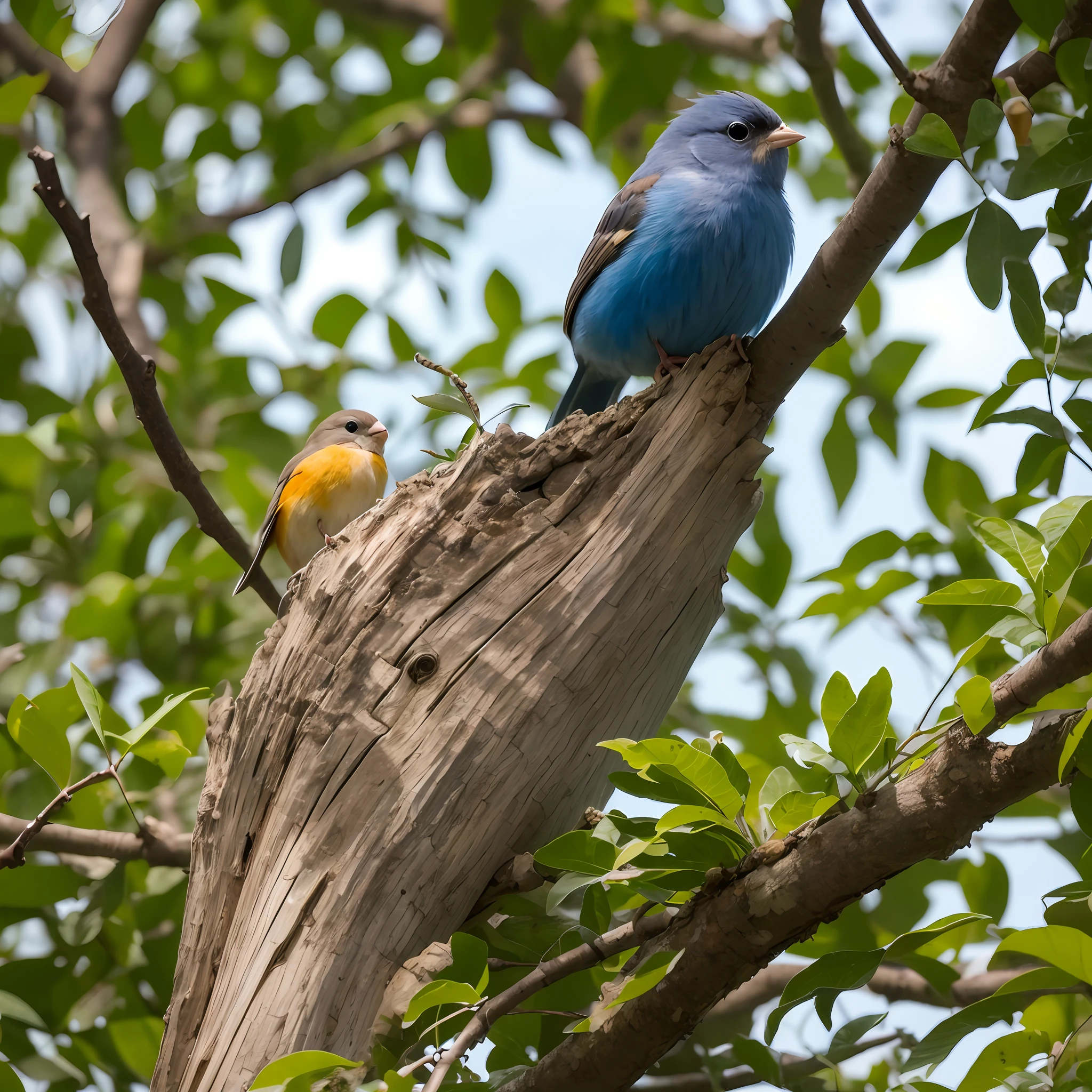 Little bird perching on perch --auto