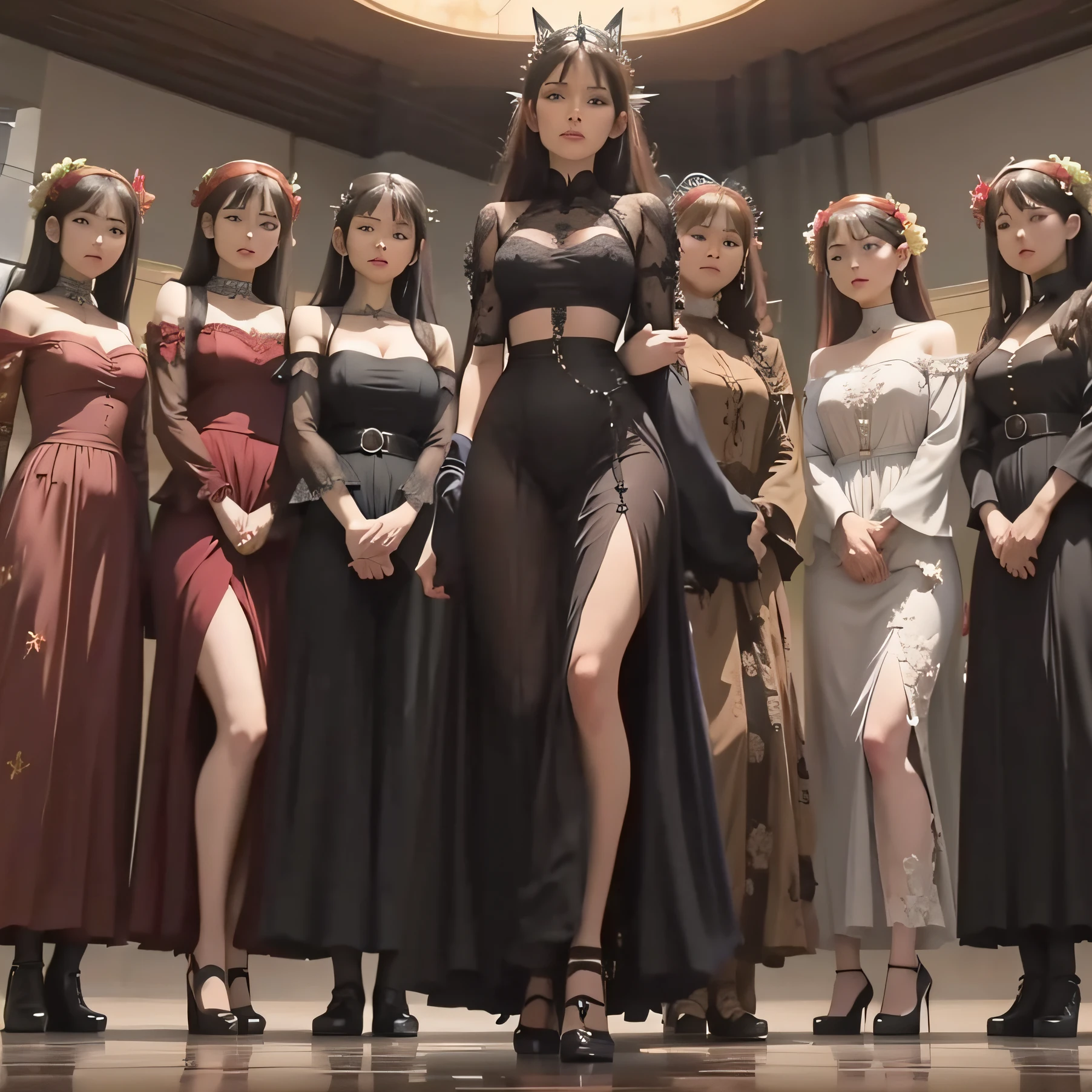 Seven domineering stepmothers，Each one is as beautiful as a fairy