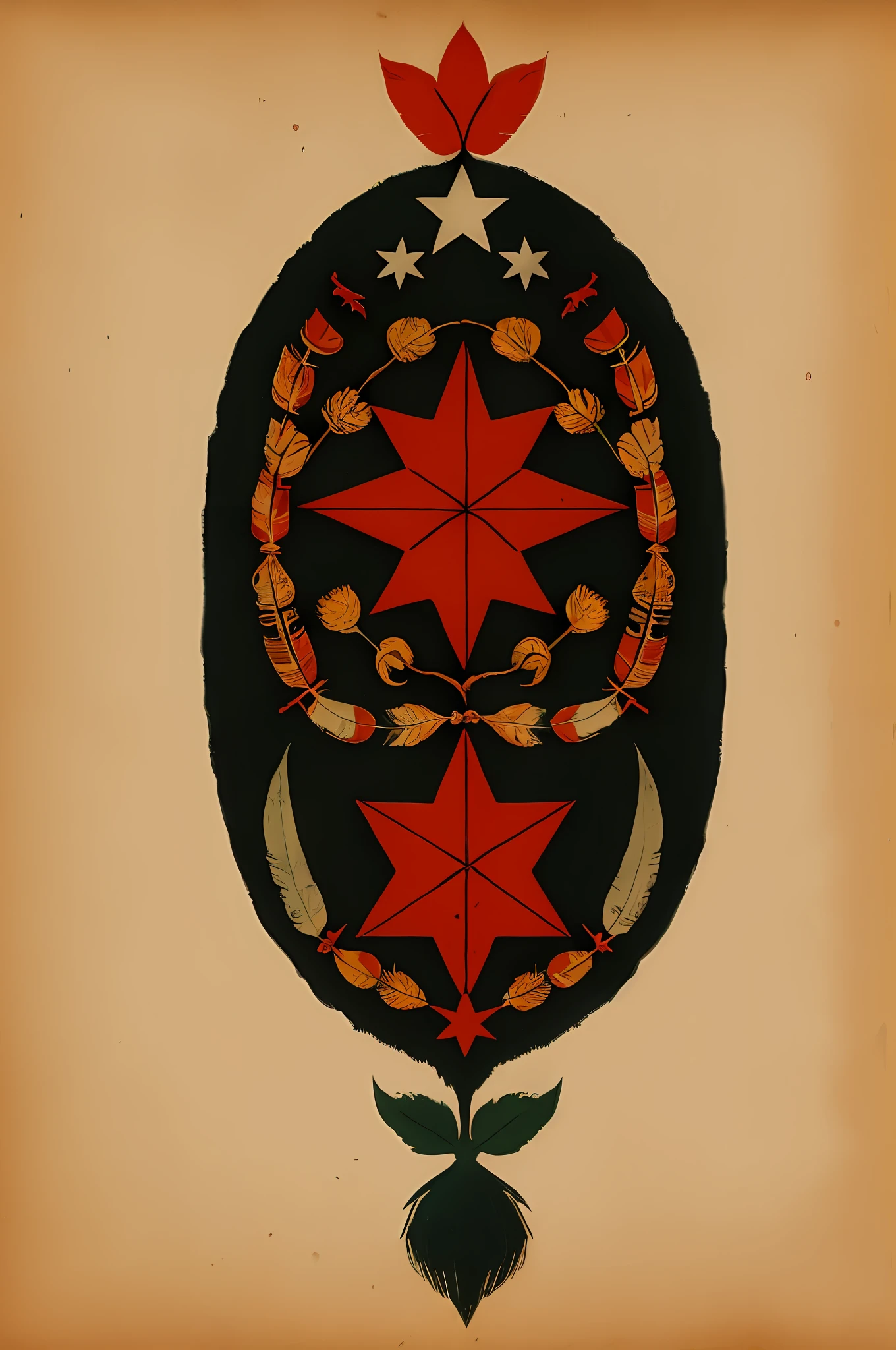 Flag of the indigenous country of Pindorama