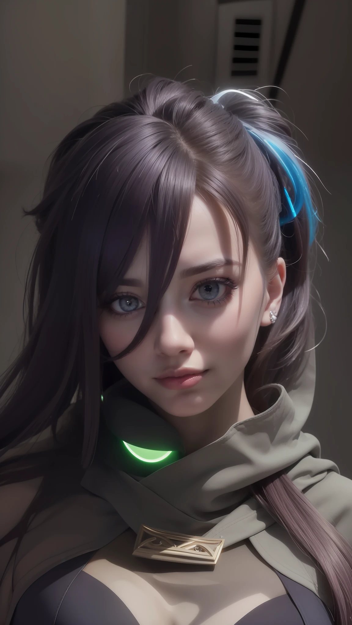 As per image, glowing eyes, perfect eyes, purple eyes, glowing hair, glowing skin, glowing lips, perfect lips, smile, beautifull, precision eyes