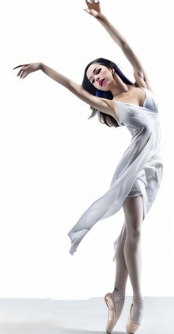 The expression of a ballerina