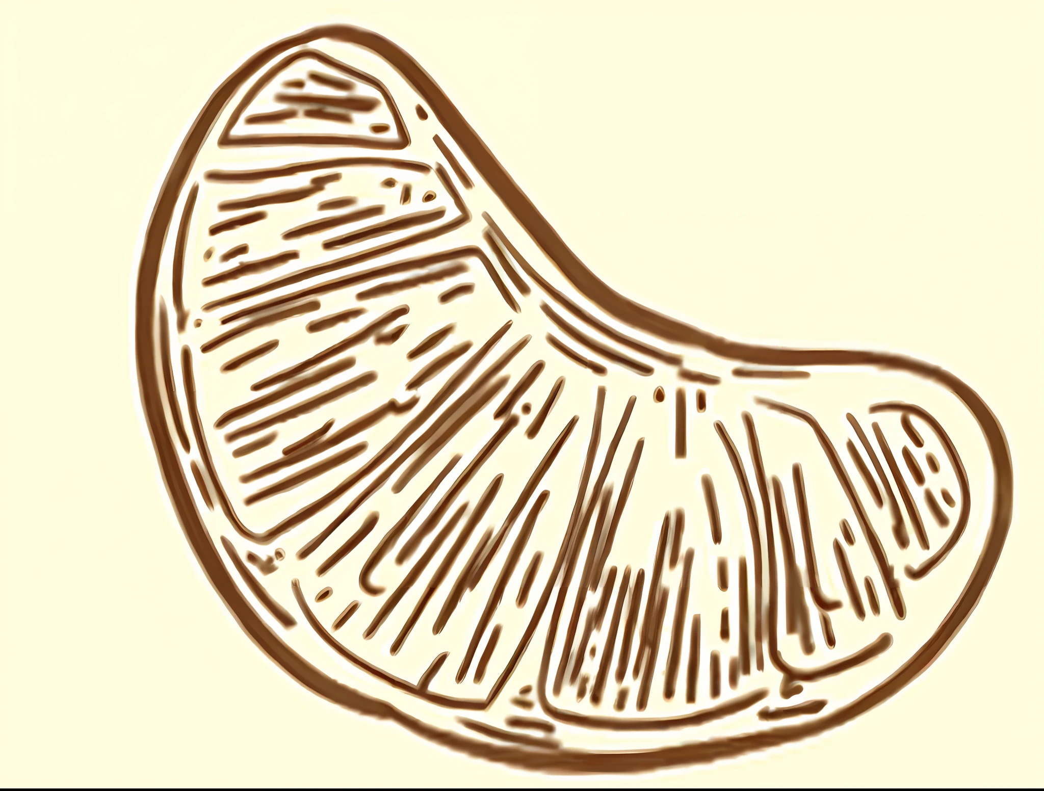 Close up of half grapefruit on white background, kitchens, woodcut style, woodcut print, Sharp images, Bark, herb, drawn image, Slice - of - life, Sam, sliced grapefruit, grapefruit, Clear detail