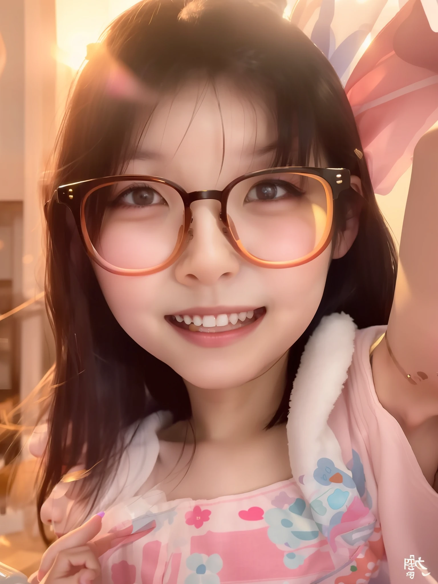Bright smiling woman wearing large round glasses,Cute girl(2 years old),Lively boy(7 years old),Smart girl(9 years old),bursting head photo,eye glass,Naïve girl(3 years old),Zhang Wanting with glasses,katherine lam(4 year old),Thin, large round glasses,wenfei ye(32years old),xision wu,Gemma Chen