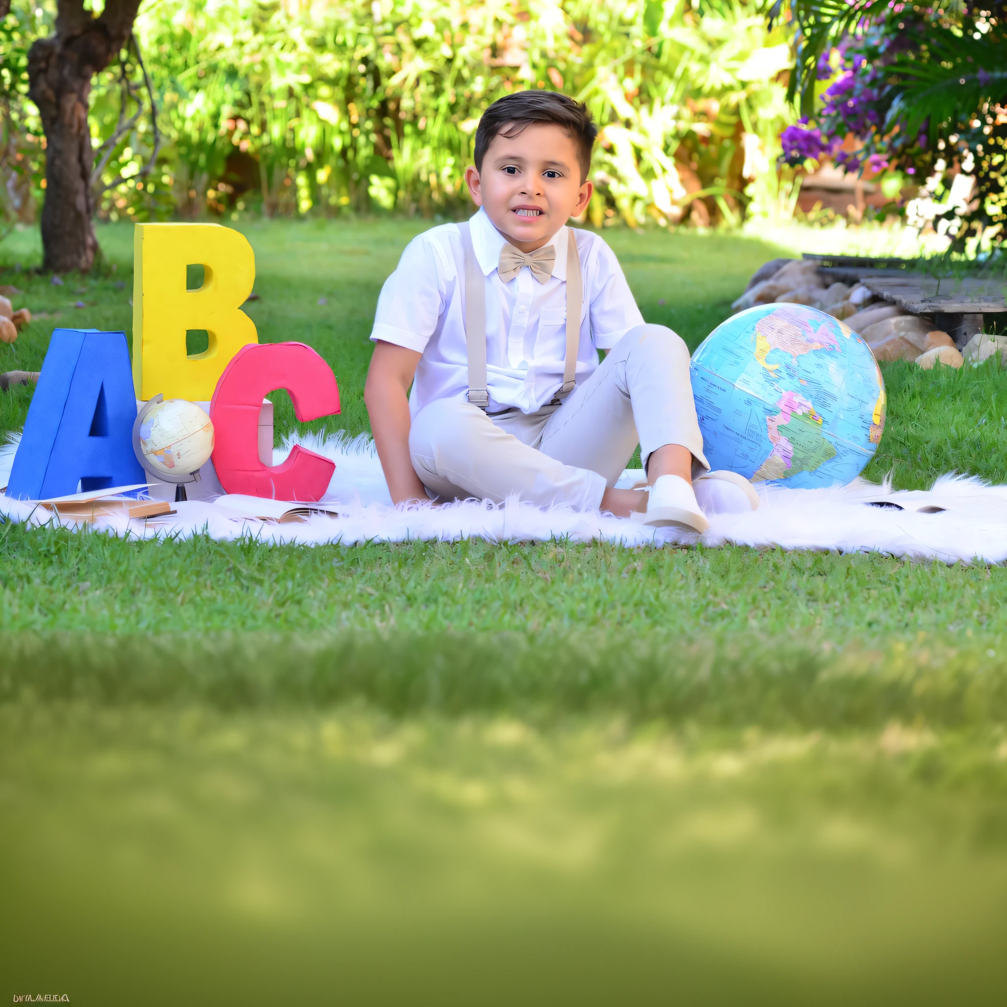 Menino arafed sentado em um tapete com letras e um globo, Foto Profissional, photo shoot, imagem de perfil, imagem do avatar, pano de fundo, Retrato no meio da foto, videoclipe, 2 anos, caio santos, full body photogenic shot, Camilo GC, menino, menino novo, Photo Session, Jose Miguel Romano Francisca, Photo Session, foto retrato, foto de retrato de corpo inteiro