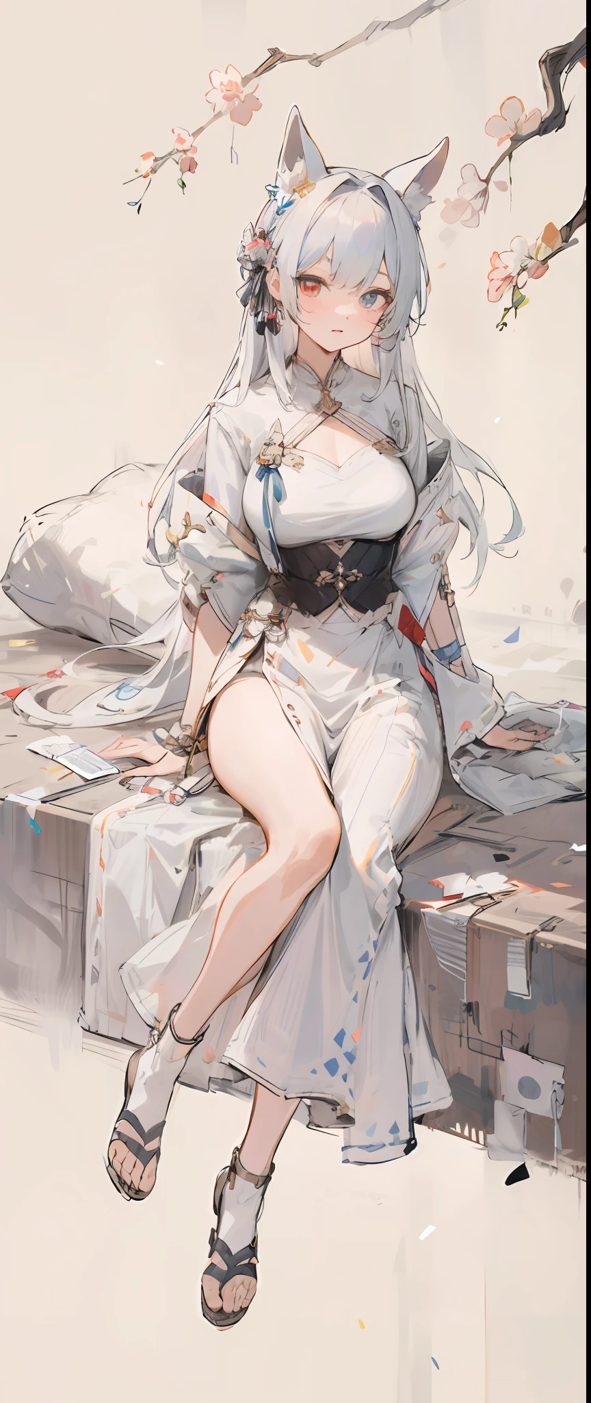 Fan in hand