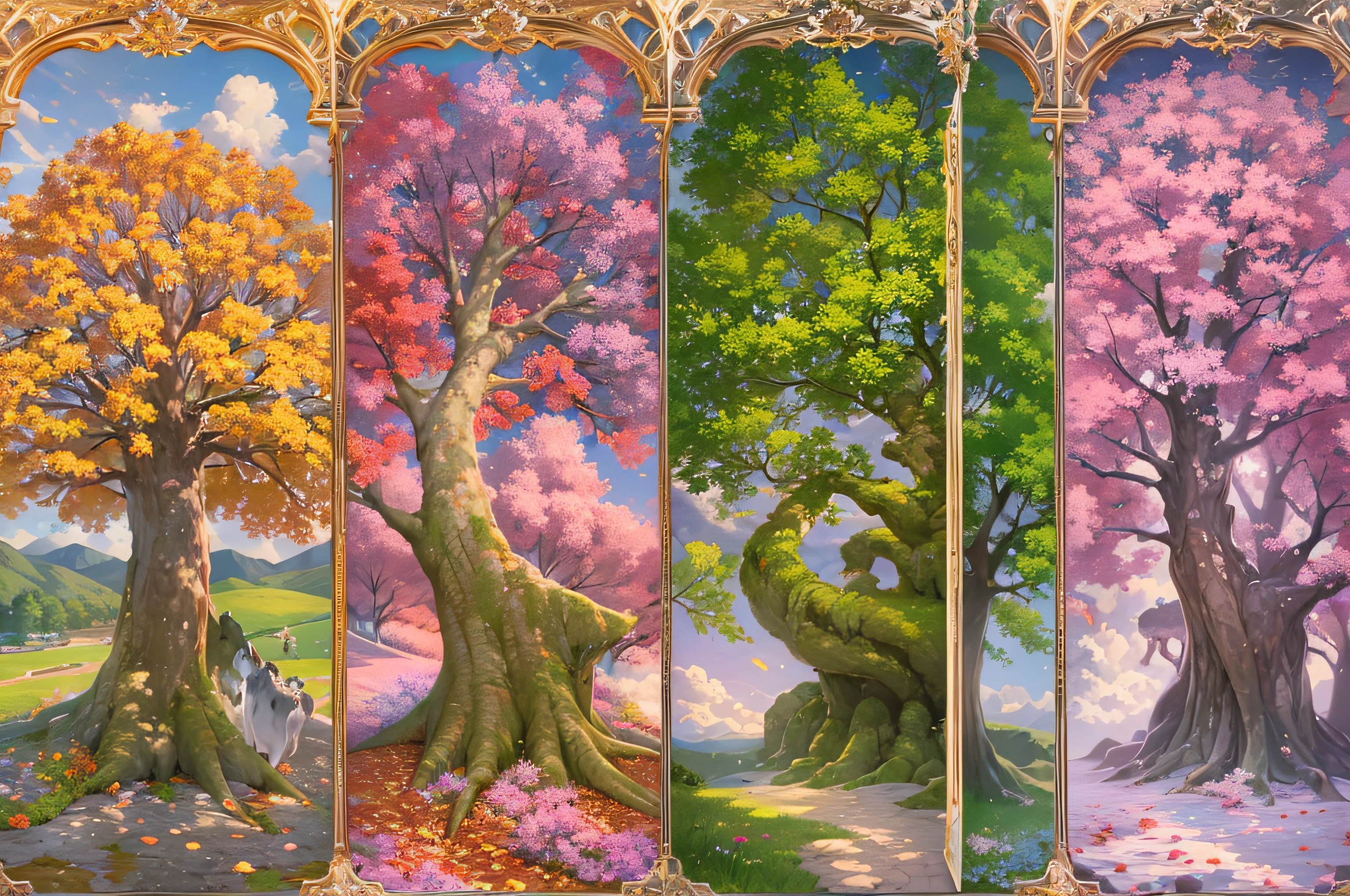 The four seasons of the year