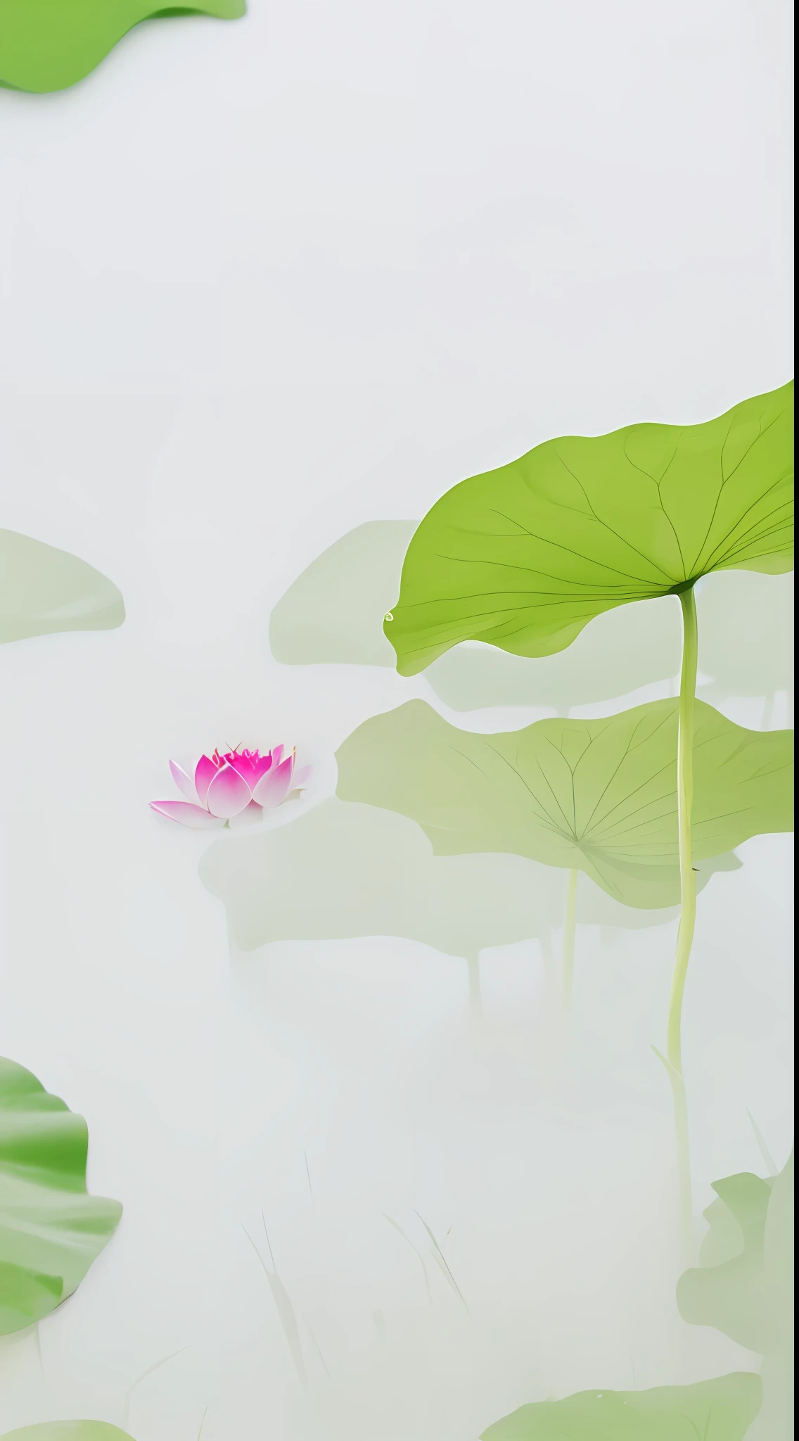 Pink lotus flower