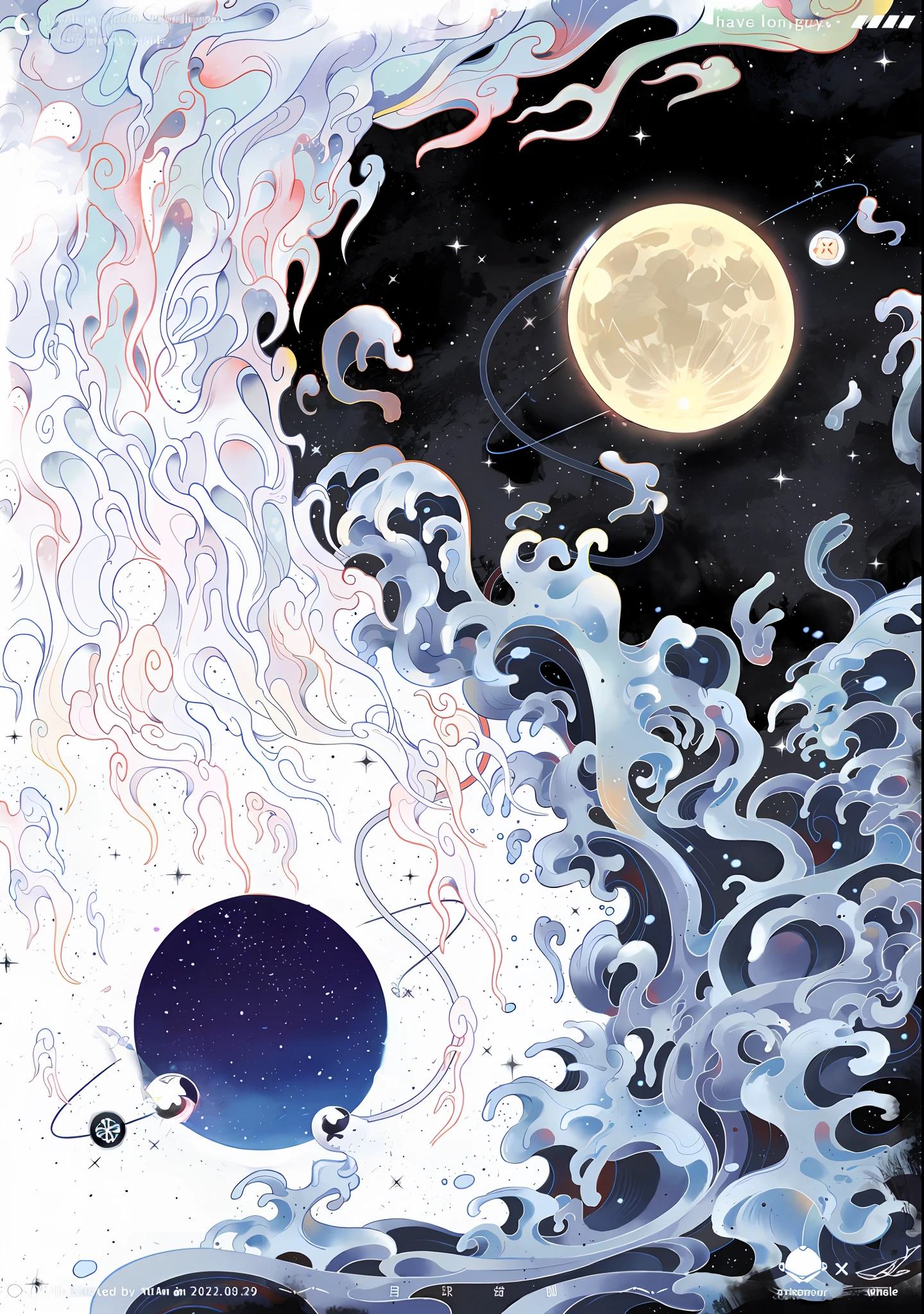 tag,a moon,Star Morning
