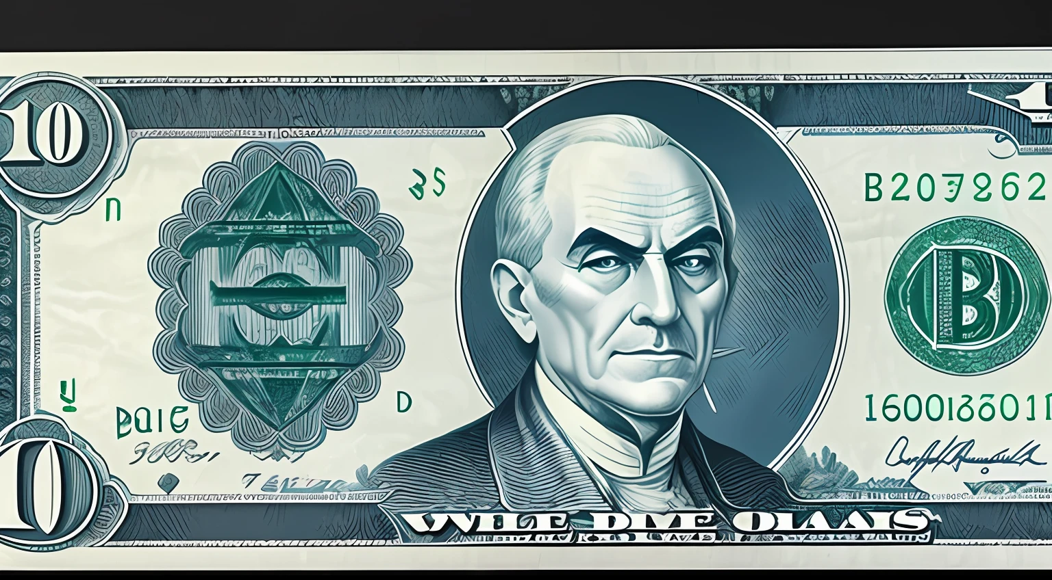 evil face dolar bill --auto