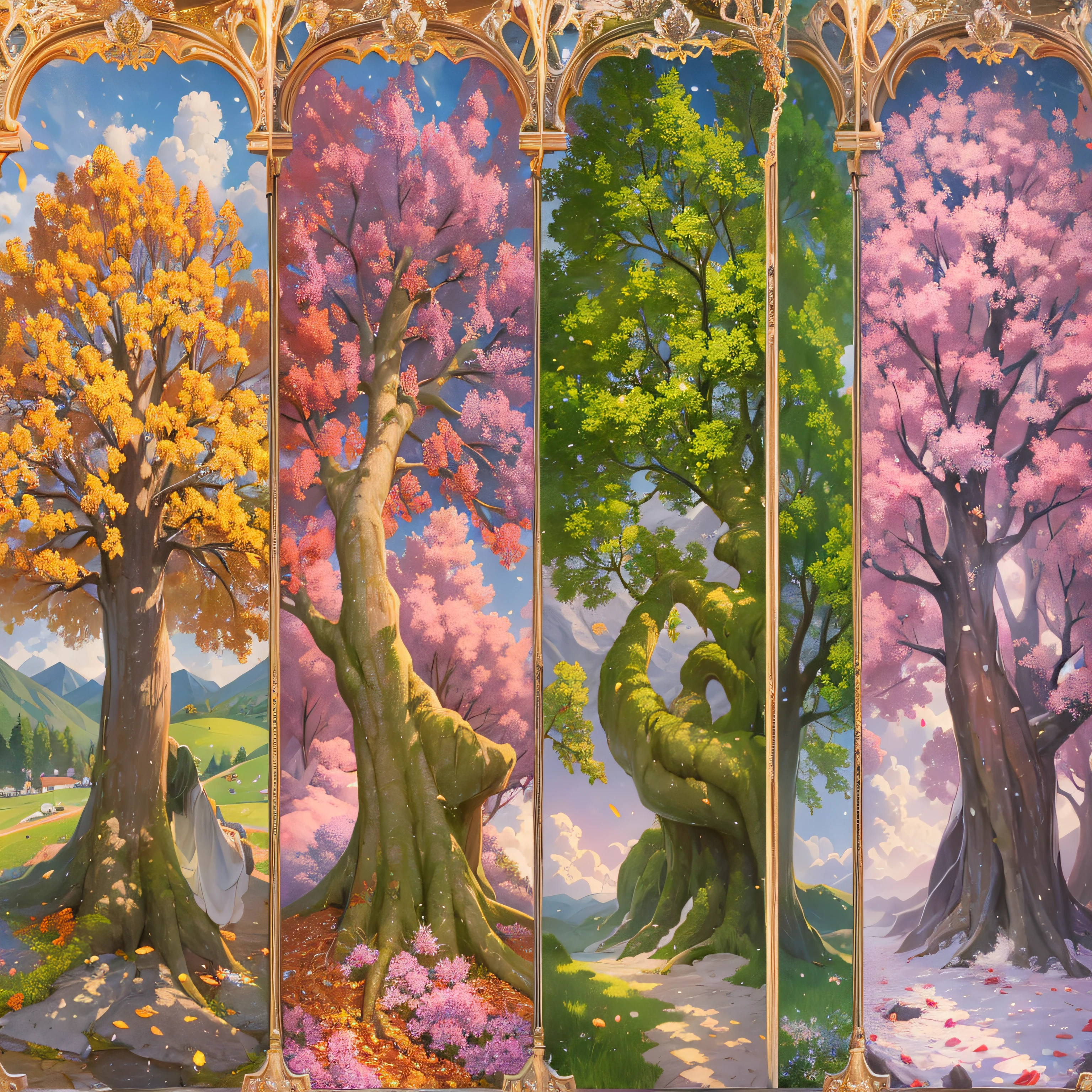 The four seasons of the year