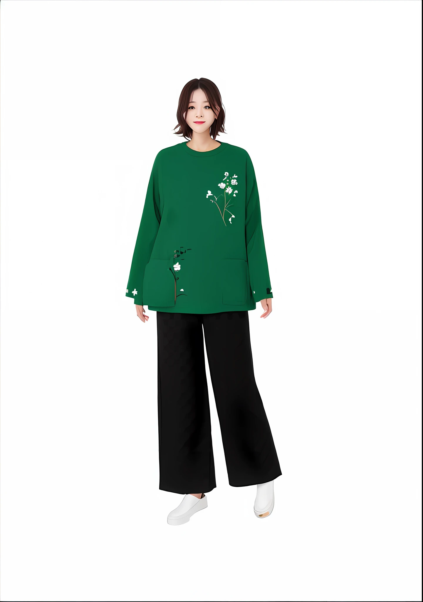 Add highlighting、shadow effect、Be realistic、Realistic dress effect