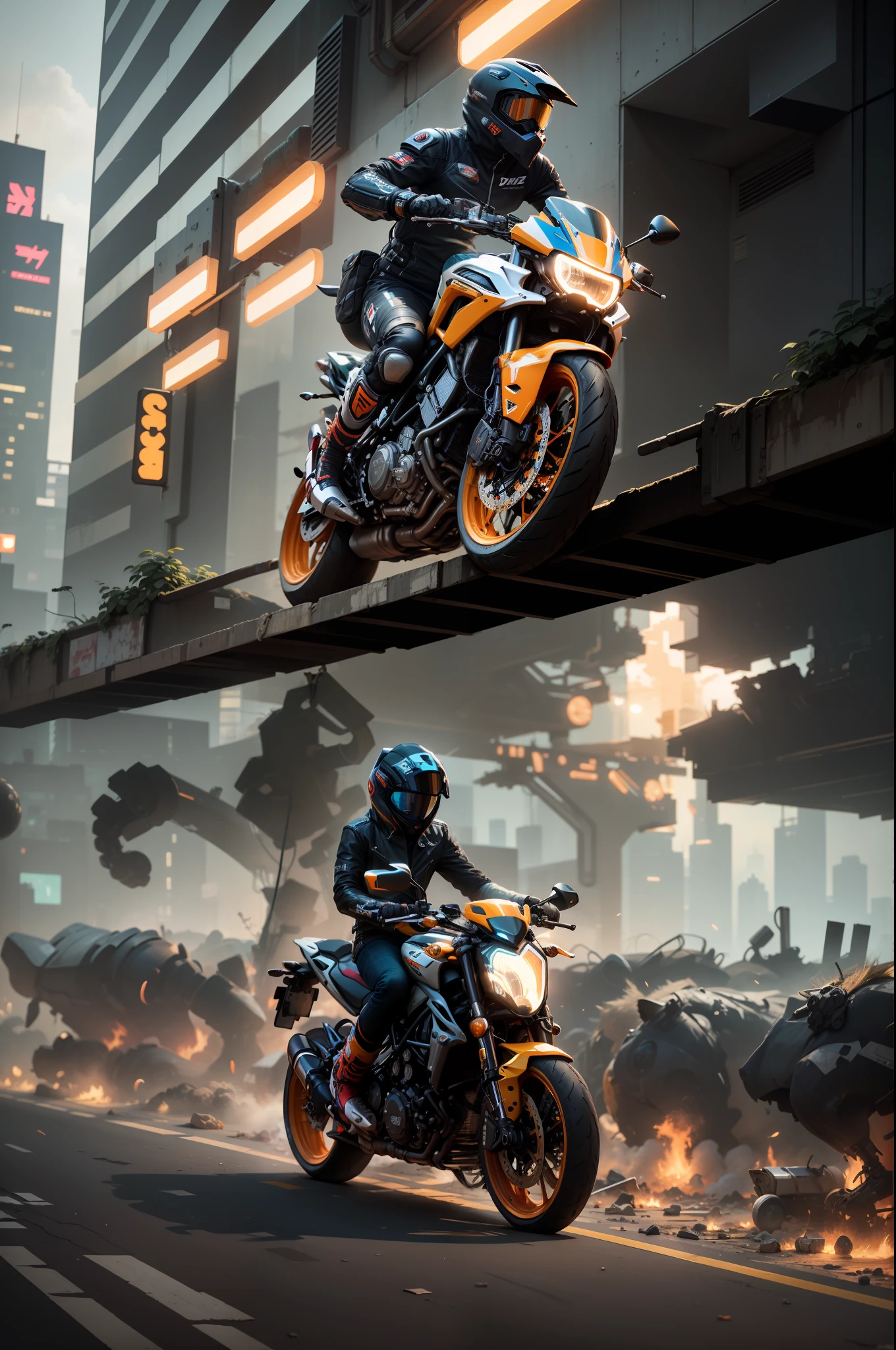 Super duke , cyberpunk ,