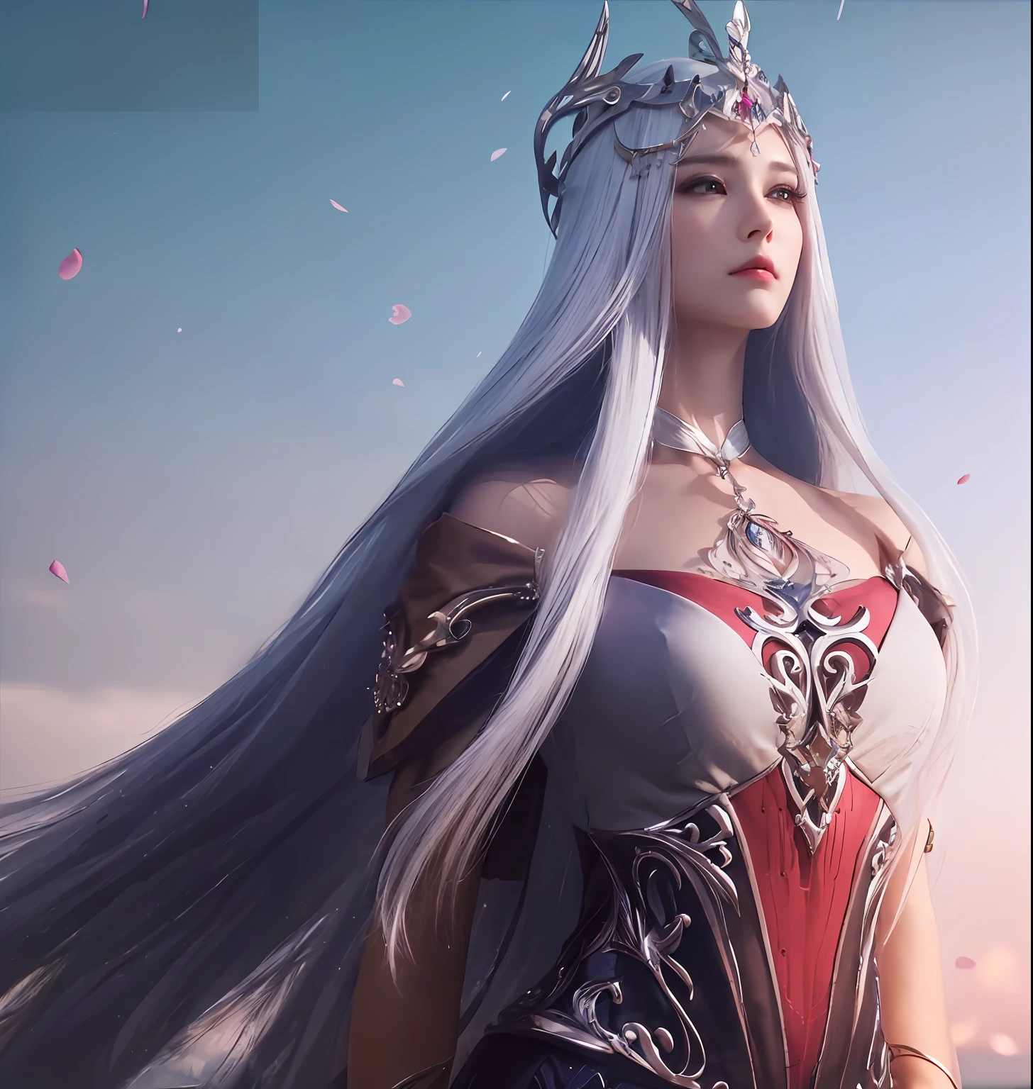 (masterpiece, best quality, extremely detailed 8k, ultra hd, ultra-detailed, highly detailed, highly realistic, ultra-realistic, photo realistic), (1girl:1.5), (detailed realistic skin), (realistic big breasts), slender abs, (closed mouth:1.5)