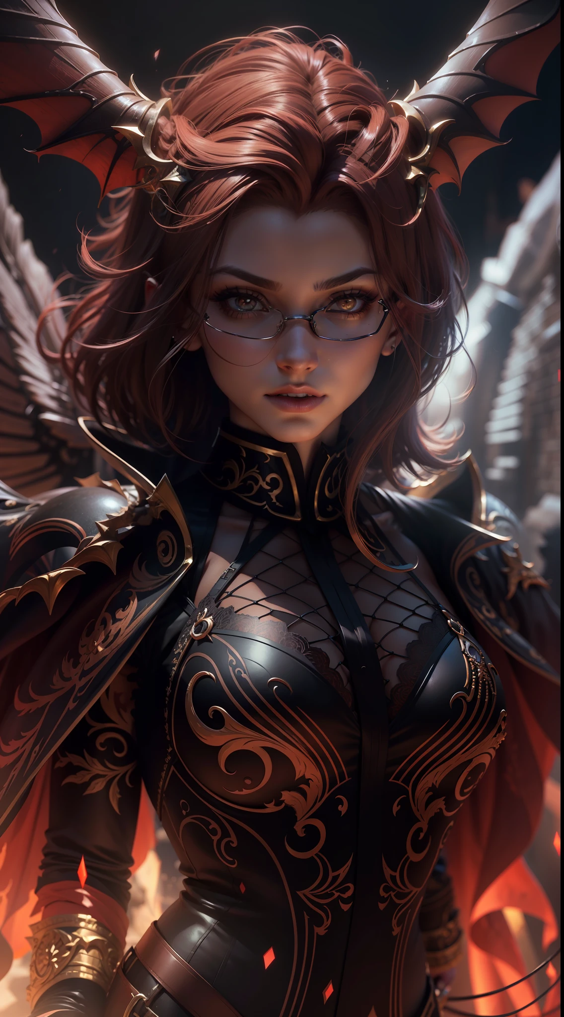 succubus, mulher ruiva com cabelos ruivos, (((cabelo curto))), (((short Hair))), espartilho preto, luzes brilhantes, bela arte digital, castlevania, asas grandes de morcego, asas de morcego, asas grandes, fantasy gorgeous lighting, linda arte digital, stunning digital illustration, arte de fantasia digital), 3 d render arte de personagem 8 k, an impressive ethereal young figure, sensual, lingerie sensual, 4k arte digital altamente detalhada, Ethereal Fantasy, arte digital muito bonita, arte digital bonita, arte digital fantasia, arte digital fantasia, arte de fantasia digital