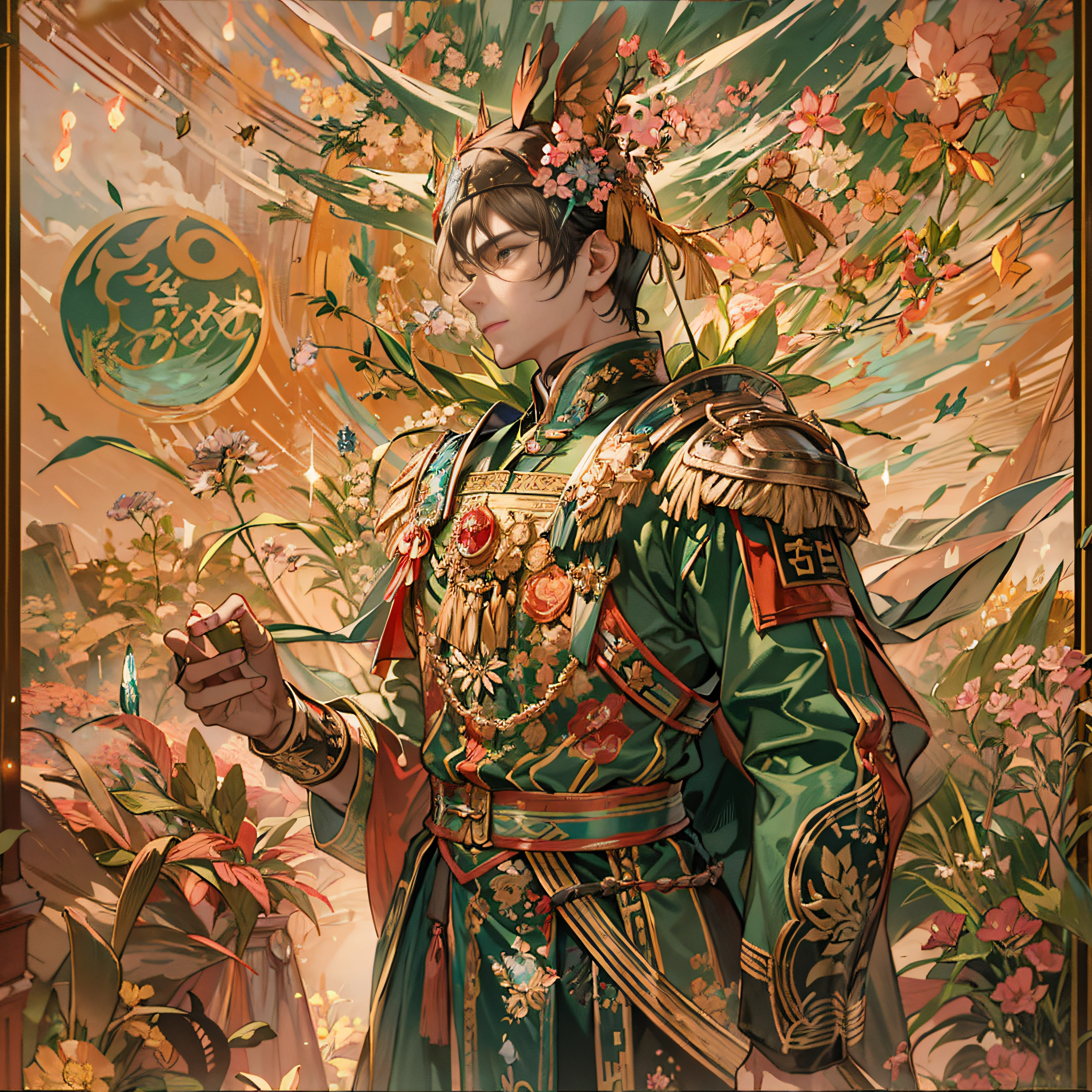 (top-quality、High fineness、High resolution、masterpiece)))、(((Reincarnation of Constantine the Great)))、Like the Roman Empire of the Ancient Earth、The world view of the space great empire sweeping the galaxies against the backdrop of overwhelming military power, scientific power, material power、Imperial family, the reincarnation of Constantine the Great、Young Military Personnel、Descended on the head star of the oriental space empire Persia、Battle of the Stars、Wu Yong、Wisdom、effort、Study、friendship、victory、yearning、pure love、lovemaking、Pure love with a pretty local girl、throbbing、The sparkle of youth、grow、Growing talent、Efforts to Persist、Friendship with comrades in arms、trickery、Ambitions for grandiose domination、great adventure、Rest between battles、Lion-like eyes、Bright piercing eyes、Smiling mouth、Dangerous attraction、Strong mind and body、strong con、fullness、Military affairs、thick neck、broad shoulder、Vast hot sand desert、Fierce pitched battles、Iridescent evening sky、Fantastical、Hair that flutters in the wind、Romantic、Dramatic、lyrical、heartful、Excite、excitedly、pounding、Anxiety、nostalgia、sentimental、Longing for the future、passion、chill out、