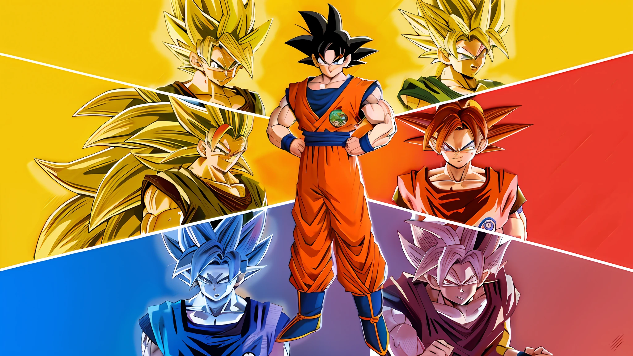 Dragon Ball Gohans come in all different colors and sizes., Goku, character Dragon Ball, Dragon Ball Z Style, Dragon Ball Artstyle, fan art, Son Goku, Dragon Ball Style, DBZ, Dragon Ball Z, Dragon Ball Z, Goku from Dragon Ball Z, Goku from Dragonball Z, Goku from Dragon Ball, Dragon Ball, Dragon Ball, Super Saiyan Goku