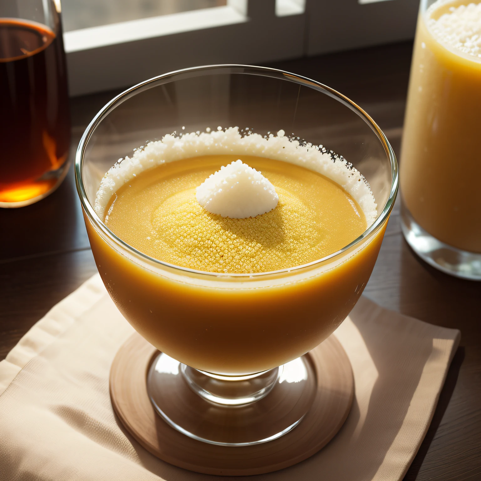 a glass of couscous. --auto