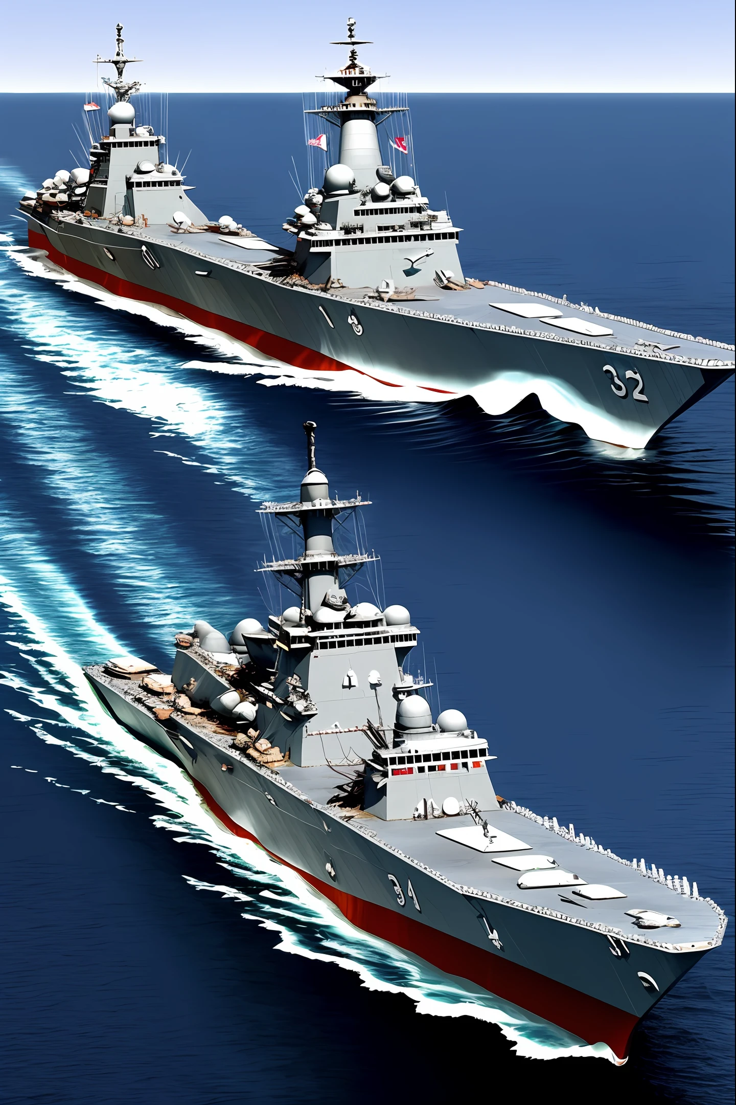 Modern battleship beauty
