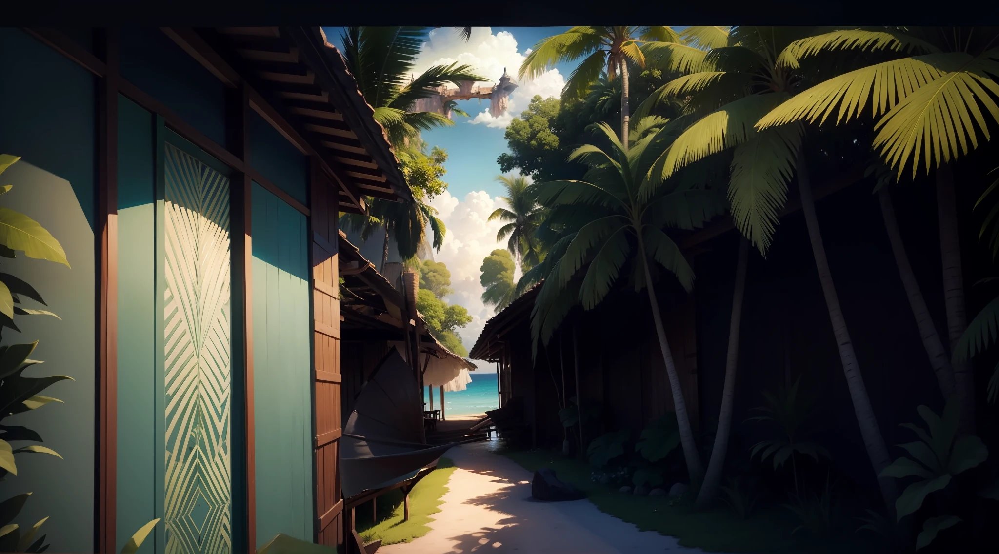 paradisiacal landscape