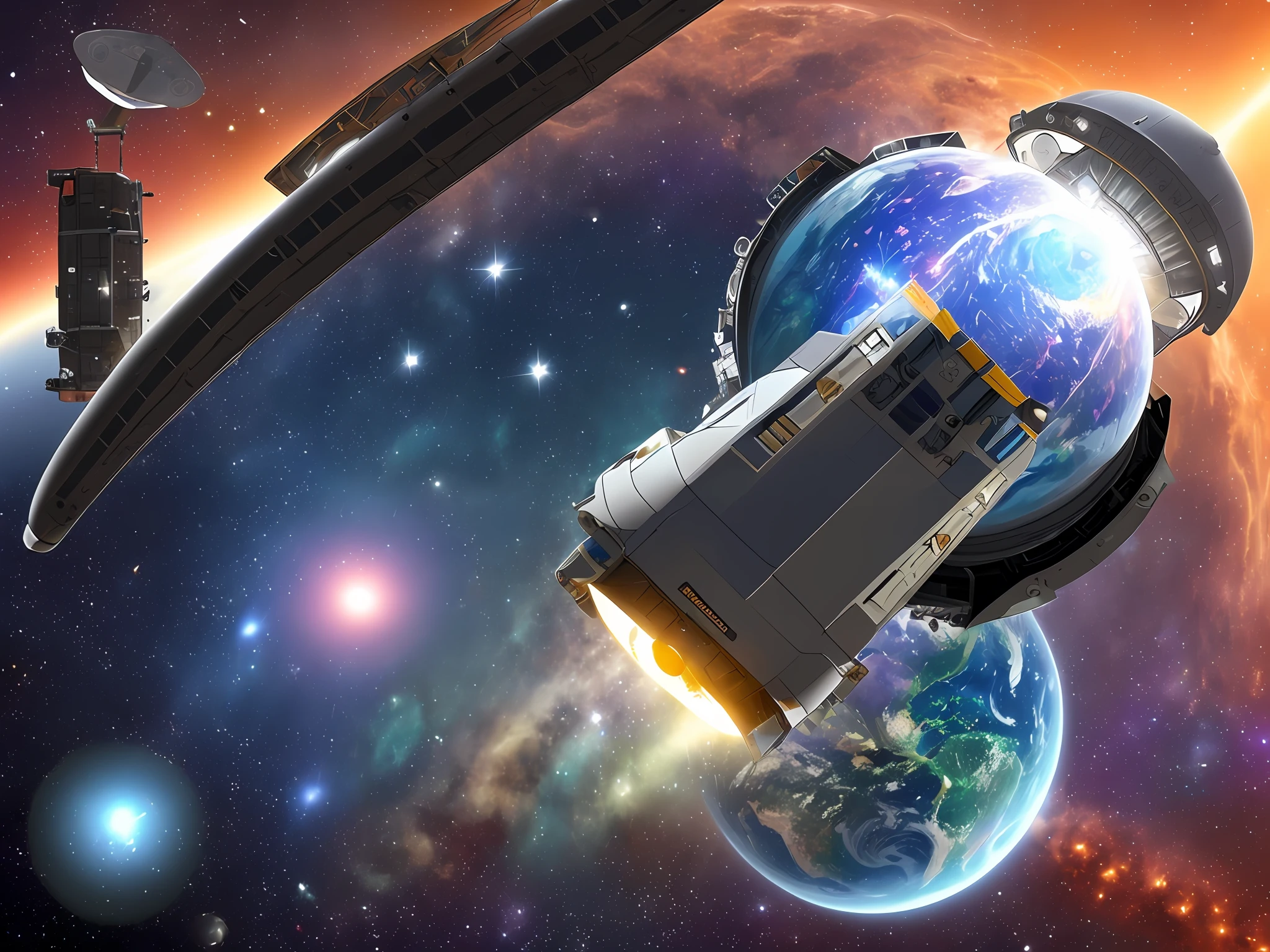 The discovery of the New Earth is on the edge of interstellar civilization , An exploration fleet is on a space voyage , Their goal is to find new resources and planets 。 They use state-of-the-art detection equipment , Searching for distant galaxies 。