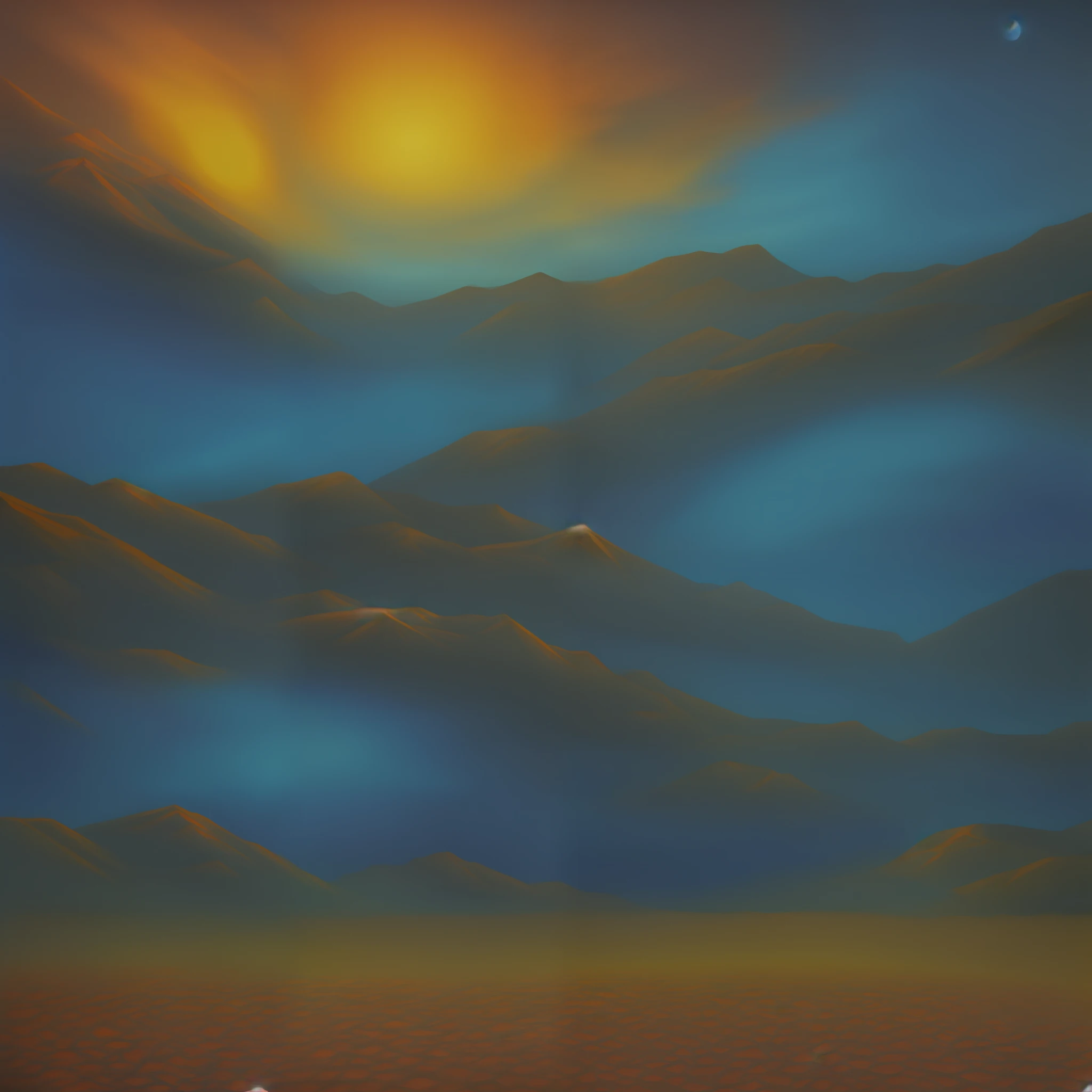 Philosophical painting, realista, formato 1080x1980, paisagem