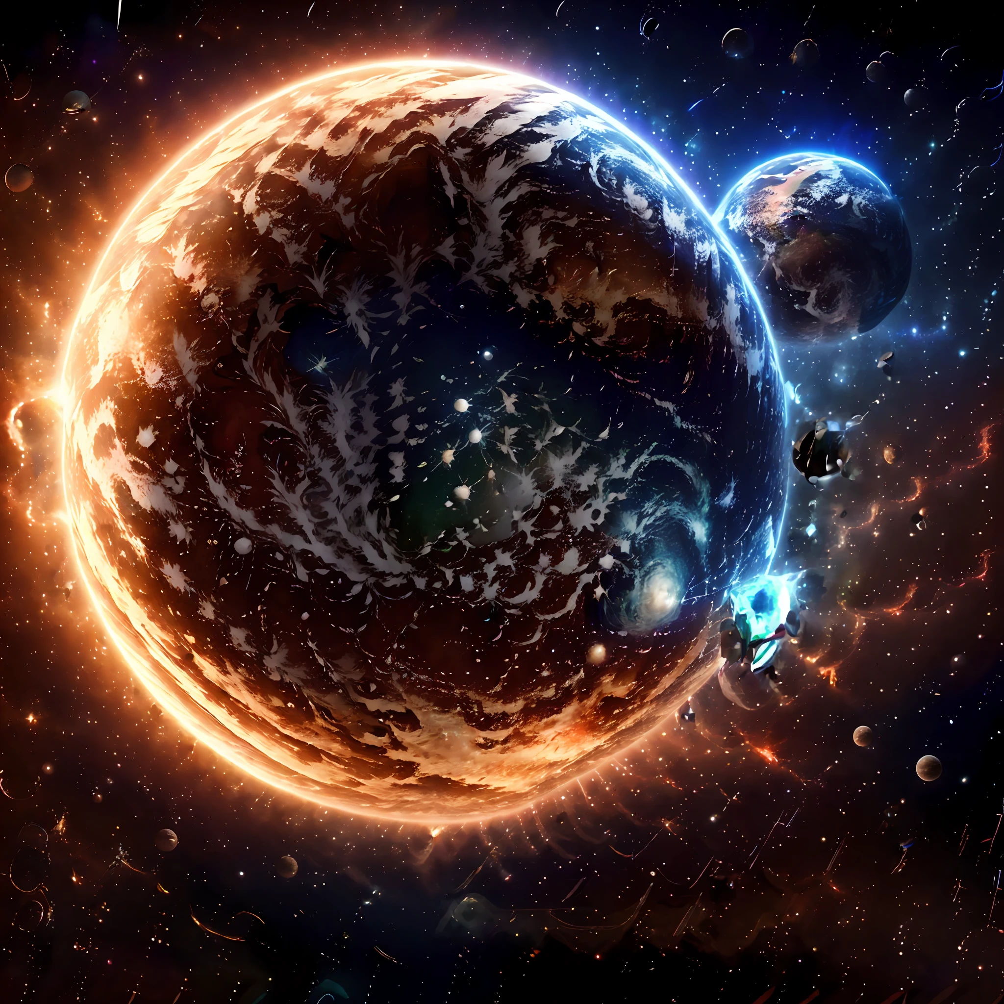 sudden,They received a mysterious signal,They were led to a planet called New Earth。The new earth is rich in resources and beautiful natural landscapes,This made human explorers extremely excited。 --auto