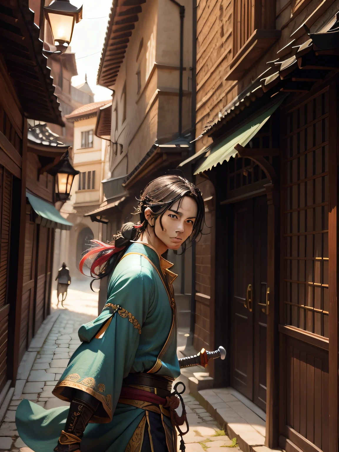 swordsman,Active colors, --auto