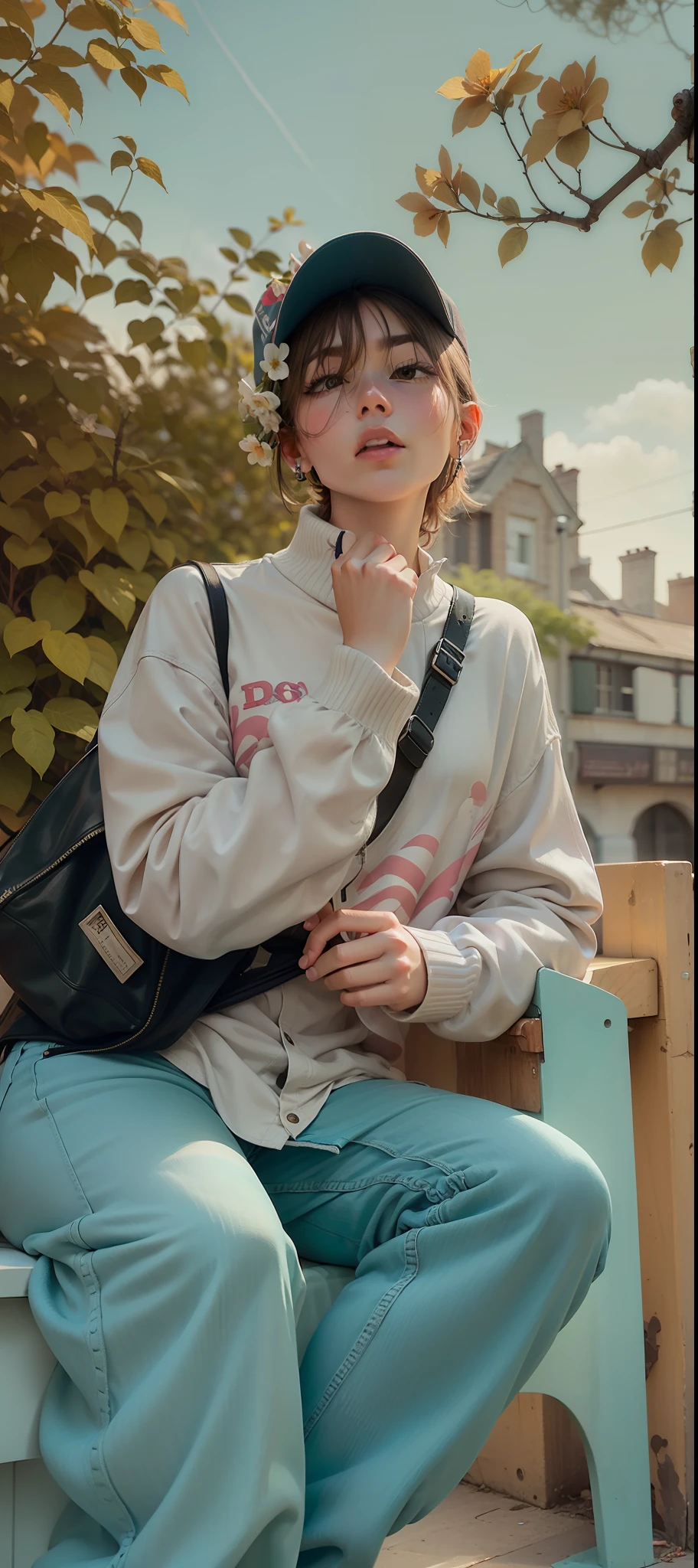 Do not change clothing and background