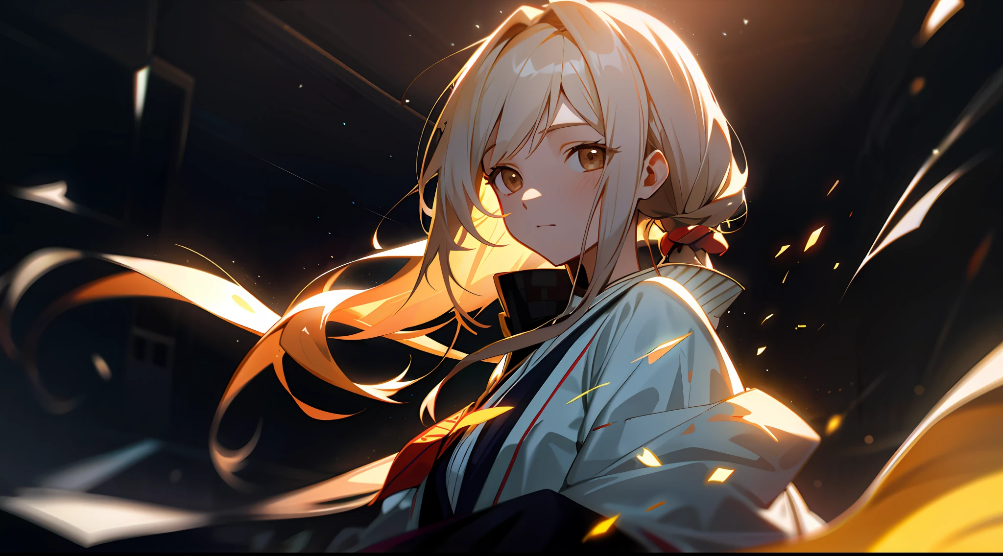 zori,glass,Long-haired girl,Vacated,Light,HD beauty CG