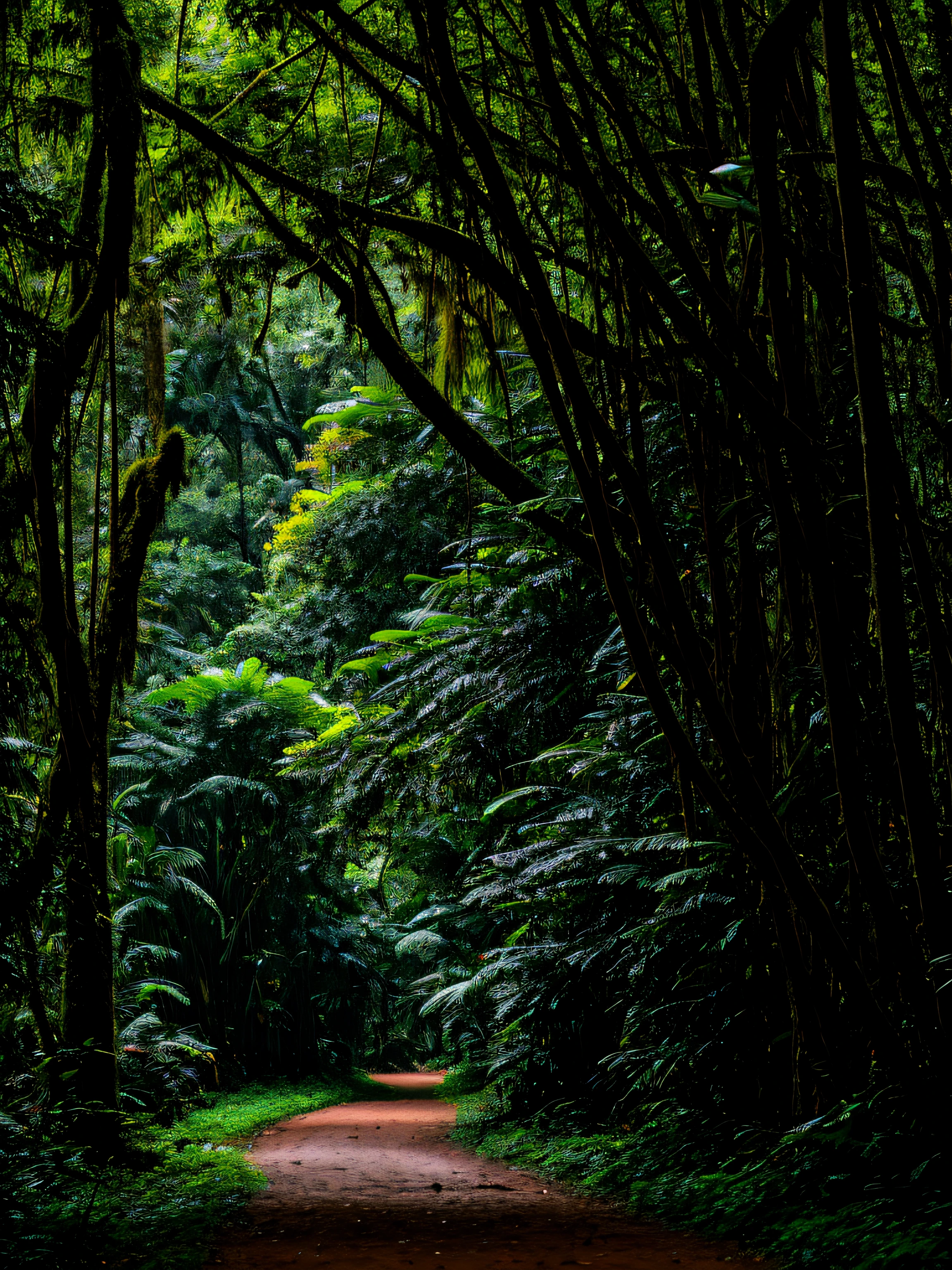 jungles，oases，giant and wet trees，Shot with Canon 5D MK4，shot on a Canon EOS R5，shot on canon eos r 5，Shot on Sony A 7 III，beautiful deep colors，taken with a Nikon Z9，beautiful deep colors，Shot with the Canon EOA 6 D Mark II，100mm Sigma art