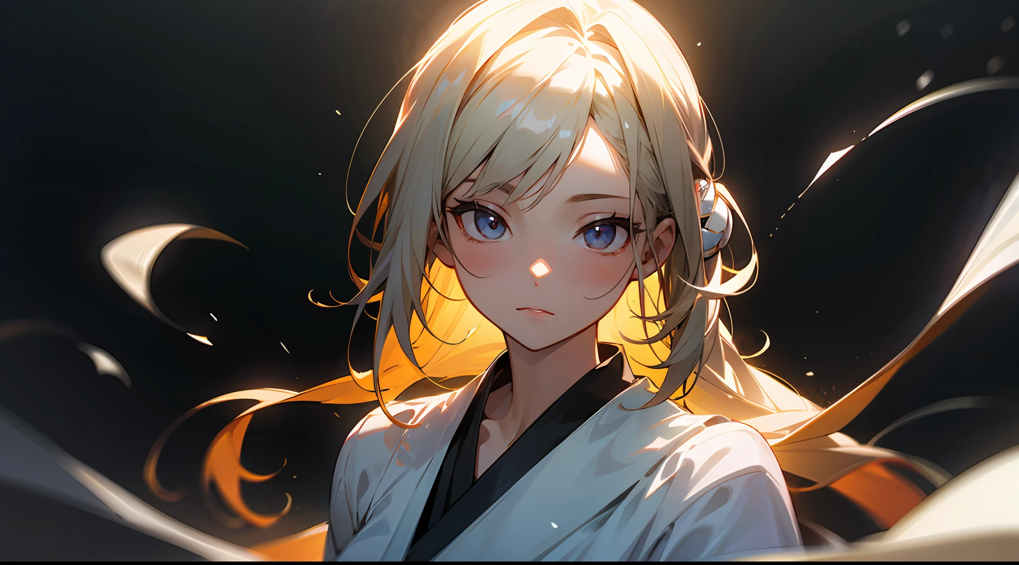 zori，glass，Long-haired girl，Vacated，Light，HD beauty CG