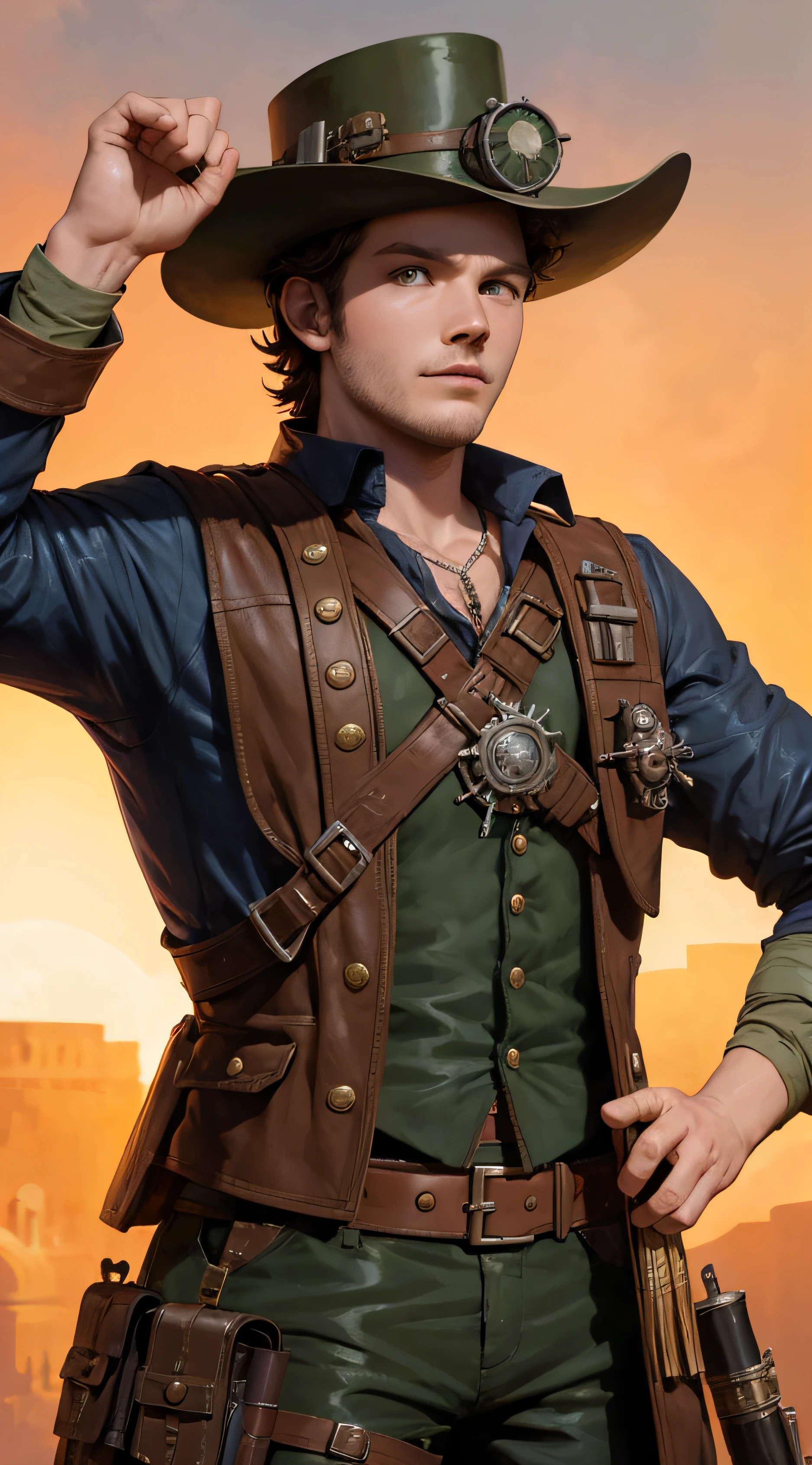 Steampunkai, Chris Pratt como soldado Cogpunk --auto