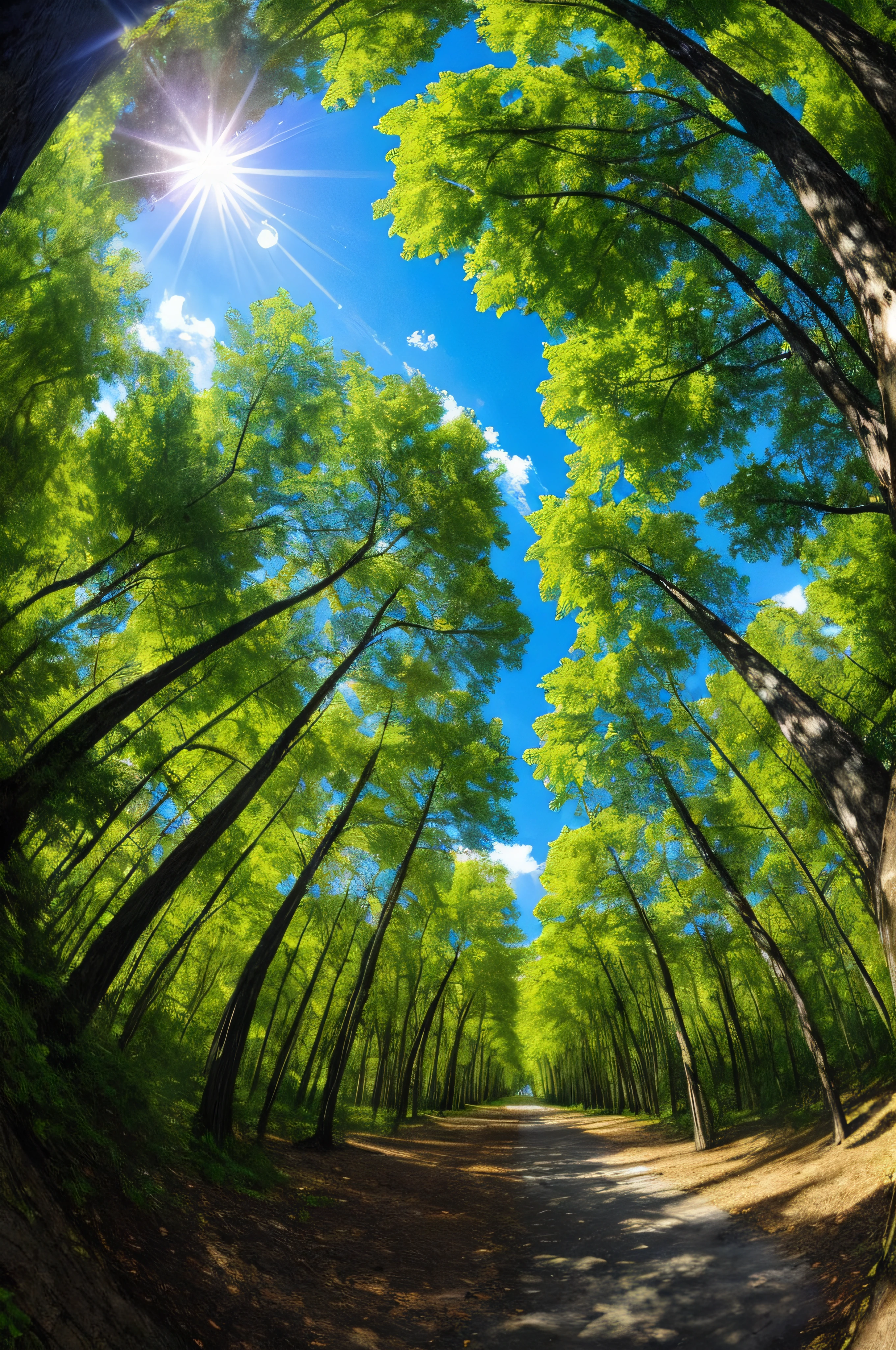absurdres, highres, ultra detailed, (no human:1.3),
BREAK
, Create an image using a prism effect, with light refracting and creating a colorful, kaleidoscopic appearance.
BREAK
, Design an image with a fisheye lens effect, capturing a wide field of view with a distinctive, curved perspective.
BREAK
, Capture a forest path, with towering trees, dappled sunlight, and a sense of tranquility and natural beauty.
BREAK
, Illustrate a monochromatic world, using only shades of black, white, and gray to convey depth, emotion, and a striking visual impact.