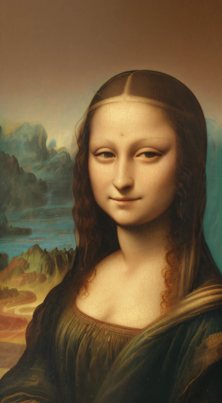 Mona Lisa Portrait, 1980s, by Raja Ravi Varma, ((((8k)))) HD photo extremely detailed render, Sharp focus,