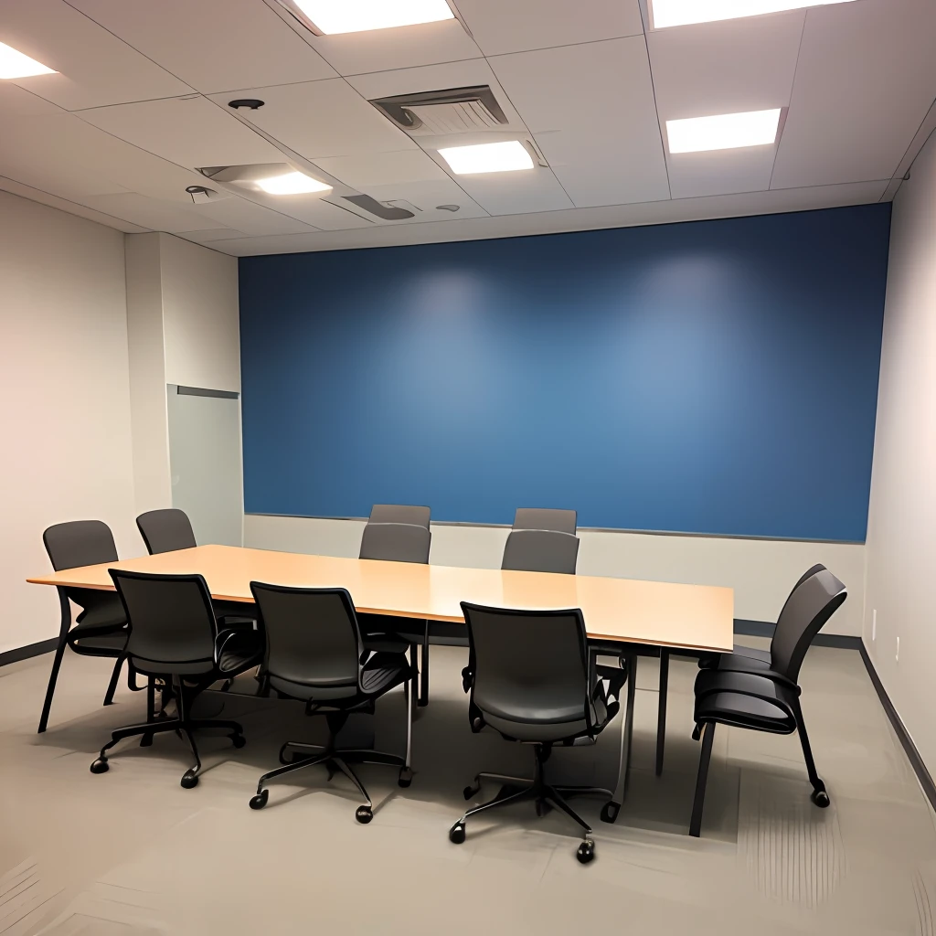 Conference room wall installation7.04m*2.88m display