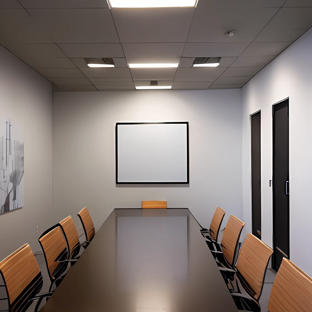 Conference room wall installation7.04m*2.88m display