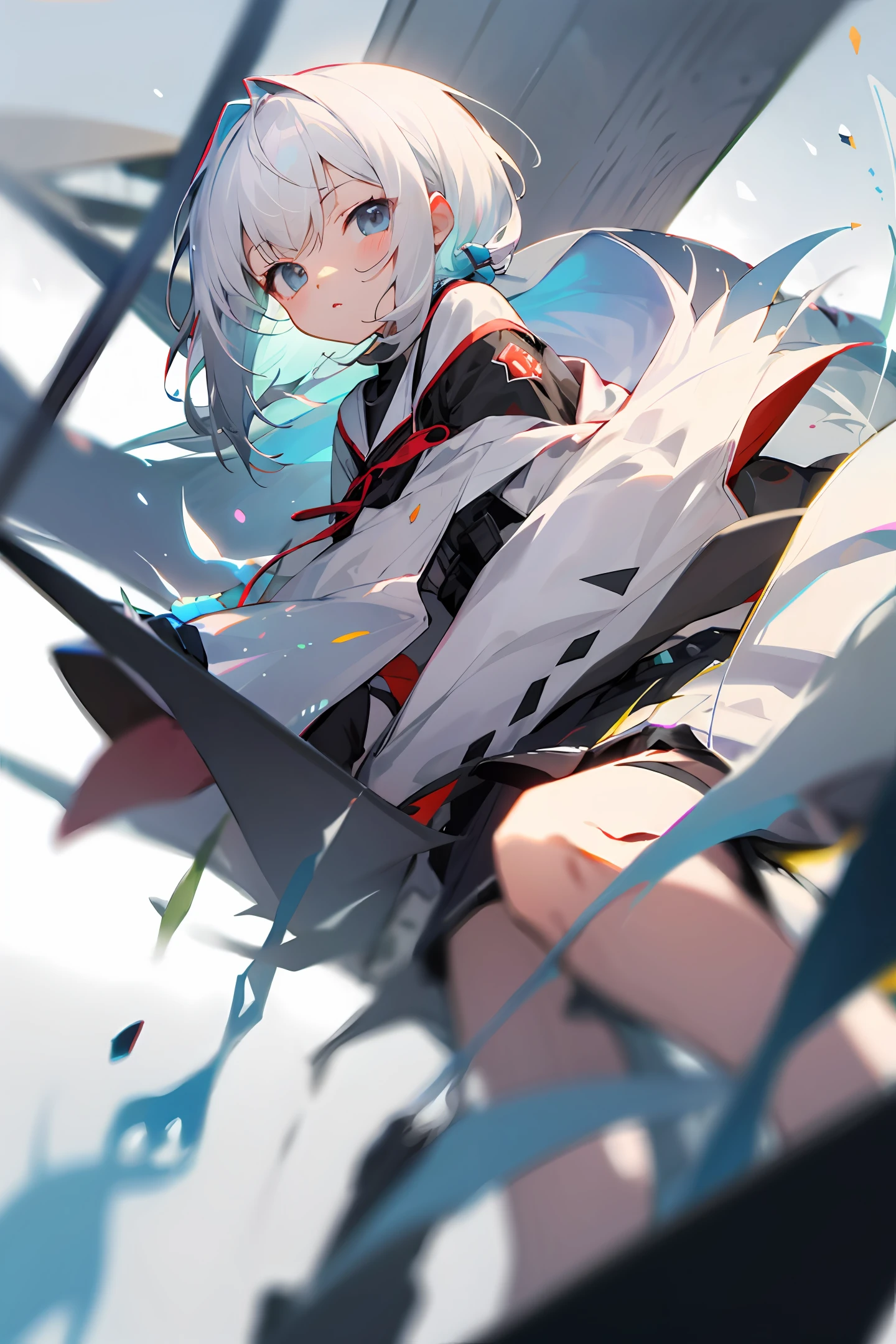 White-haired loli