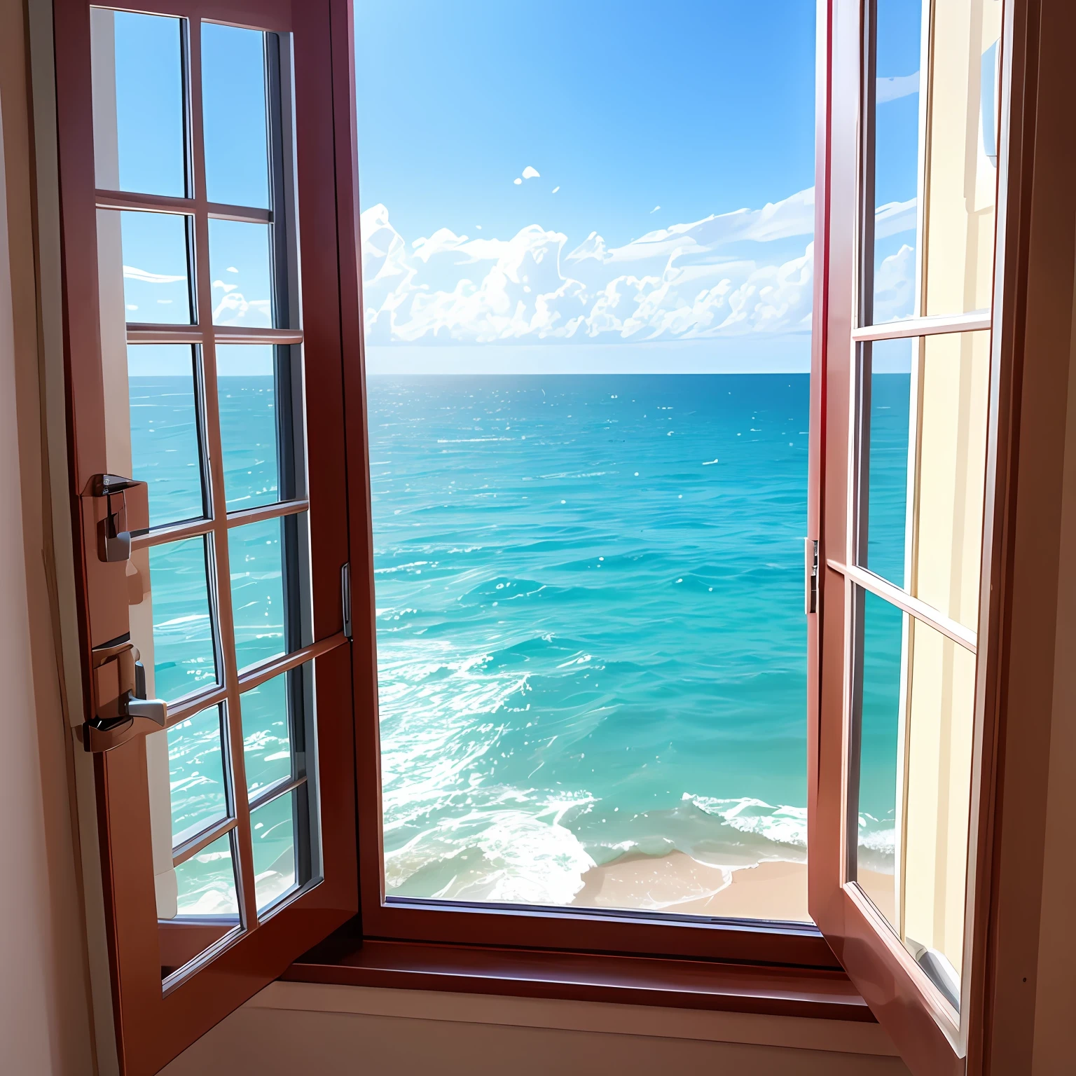 The sea outside the window --auto