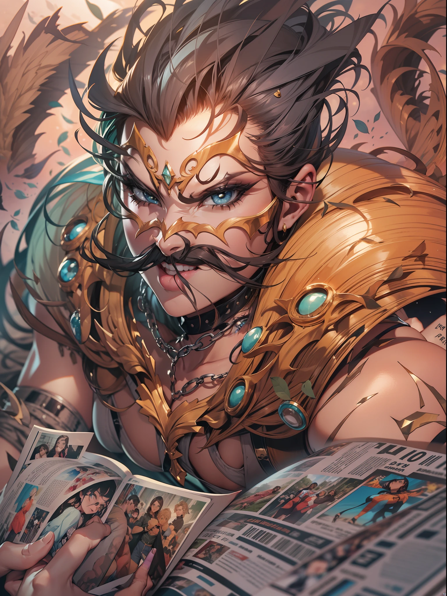 arte principal de joe madureira),Drawing full of action and adventure, fantastic paintings ,estilo grafite;, best quality, alta qualidade, alto, aprimoramento de detalhes, ((imagem mais bonita do mundo)), master part, best quality, alta qualidade, alto, aprimoramento de detalhes, ((imagem mais bonita )), , emphasis on the correct 5 fingers on each hand and the correct shade, , imagem brilhante, 4k, high resolution, comic book, personagem de quadrinhos, comic, alta qualidade, master part, best quality, alta qualidade, alto, Amazing lighting, aprimoramento de detalhes, imagem mais bonita do mundo, 8K resolution, Inspirador, disco Rigido, 4k, master part, alto, Absurdo, Natural volumetric lighting and better shadows, profundidade de campo, foco nítido,::Inking Comix in Pencil por Richard Luong ::cientista masculino incrivelmente bonito com bigode, perfeito e detalhado angular agudo oval face humana, corpo inteiro, comiс style, anatomia perfeita, Centrado, Approaching perfection, Dynamic, altamente detalhado, folha de caracteres, art-station, arte conceitual, liso, foco nítido, illustration, olhos negros, Feliz, imagem brilhante, 8k, como assistir a um filme digital, Arte por Stanley Artgerm Lau, Arte por Kenneth Rocafort, Arte por Genzoman, Arte de Joe Madureira, Arte por BlushySpicy, Art by Stjepan Sejić, arte por j scott campbell, Art by Guillem March, Arte por Citemer Liu, 4k, high resolution, comic book, personagem de quadrinhos, comic, alta qualidade, best quality, alta qualidade, detalhes intrincados, Ultra sharp, extremamente detalhado CG unidade 8k, Man with white denim blouse and cap, correndo freneticamente em uma cidade cheia de gente