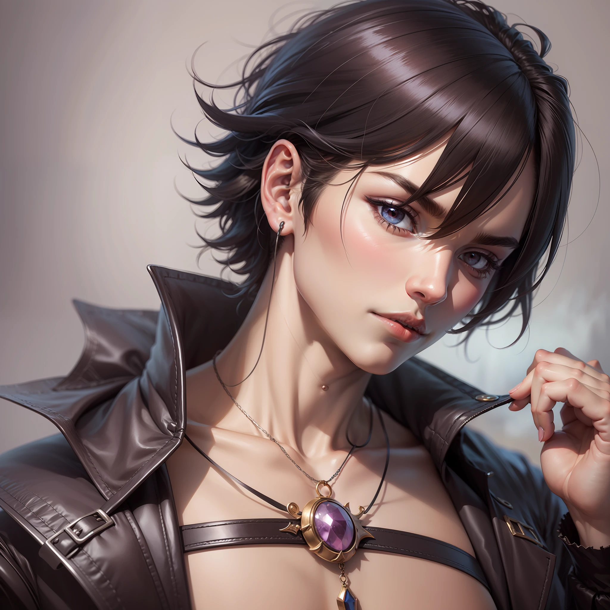 Gothic male character from ancient anime