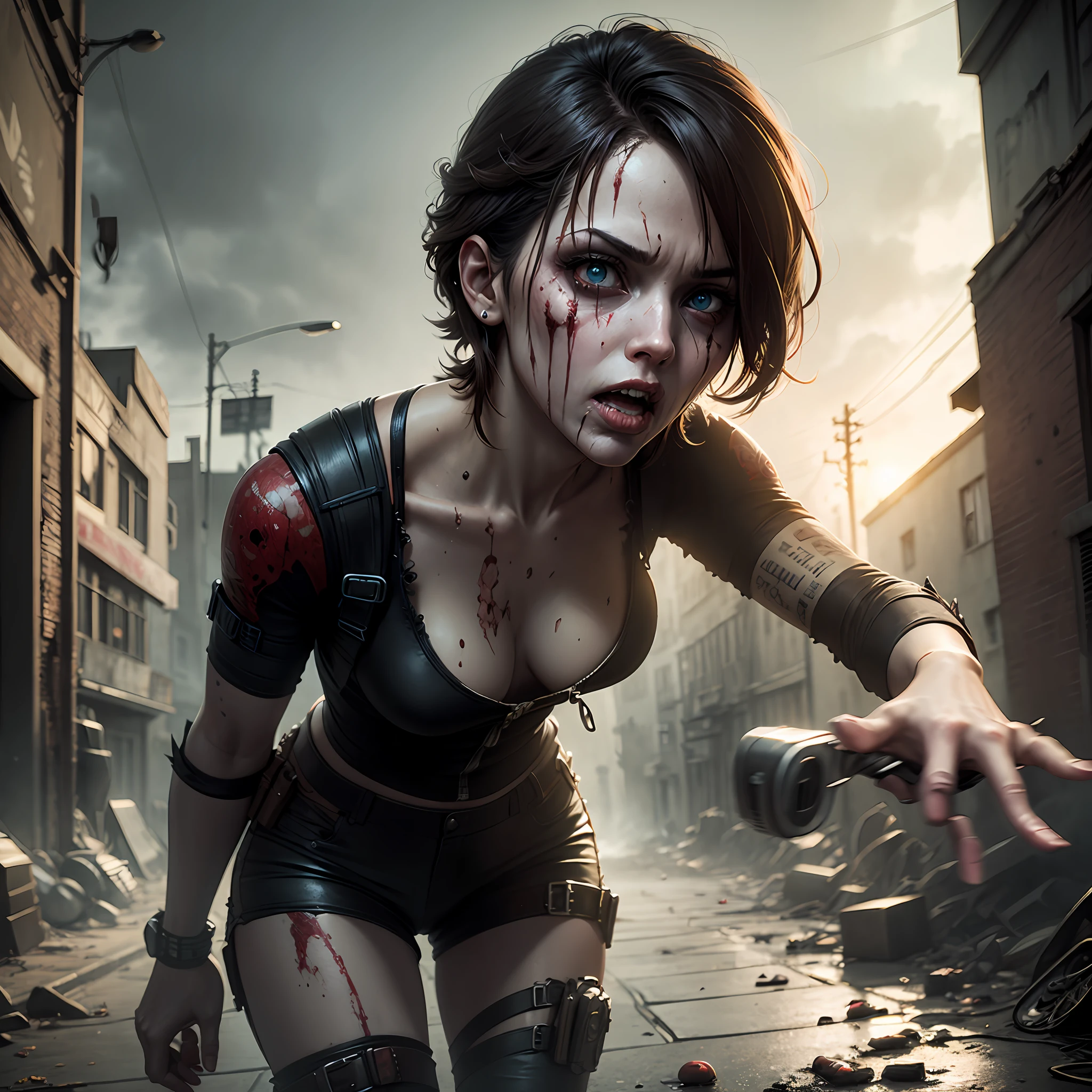Zombies in Resident Evil --auto